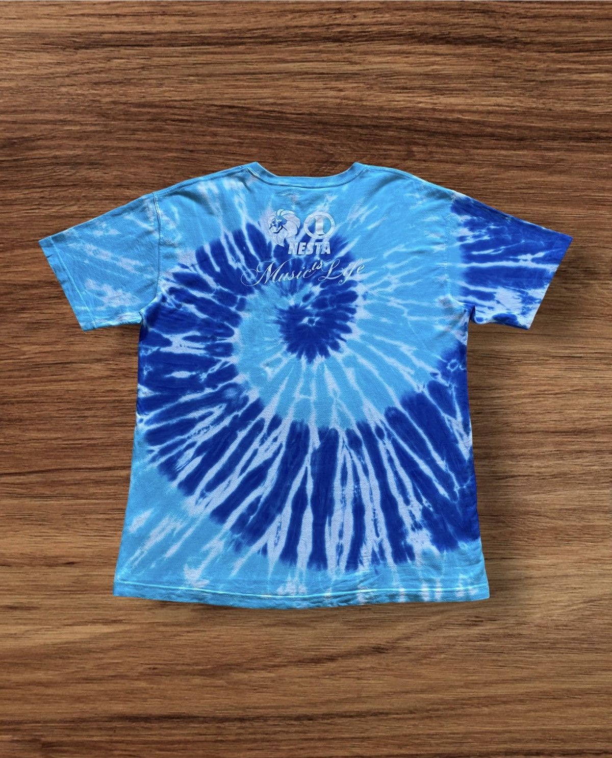 Japanese Brand Nesta Music Is Life Tie Dye T-Shirt Size US XL / EU 56 / 4 - 2 Thumbnail