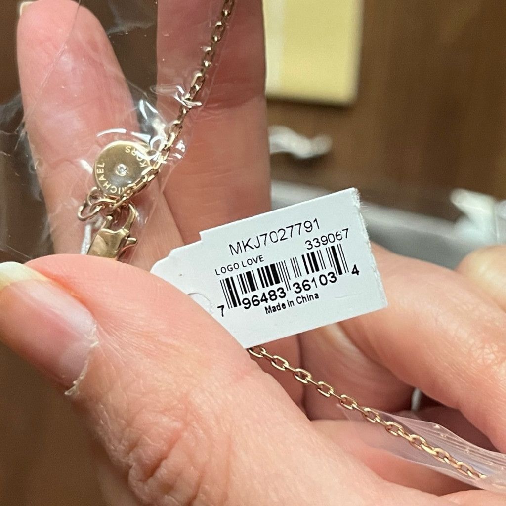 Michael Kors NWT Michael Kors Rose Gold Heart Lock Charm Necklace Size ONE SIZE - 9 Thumbnail