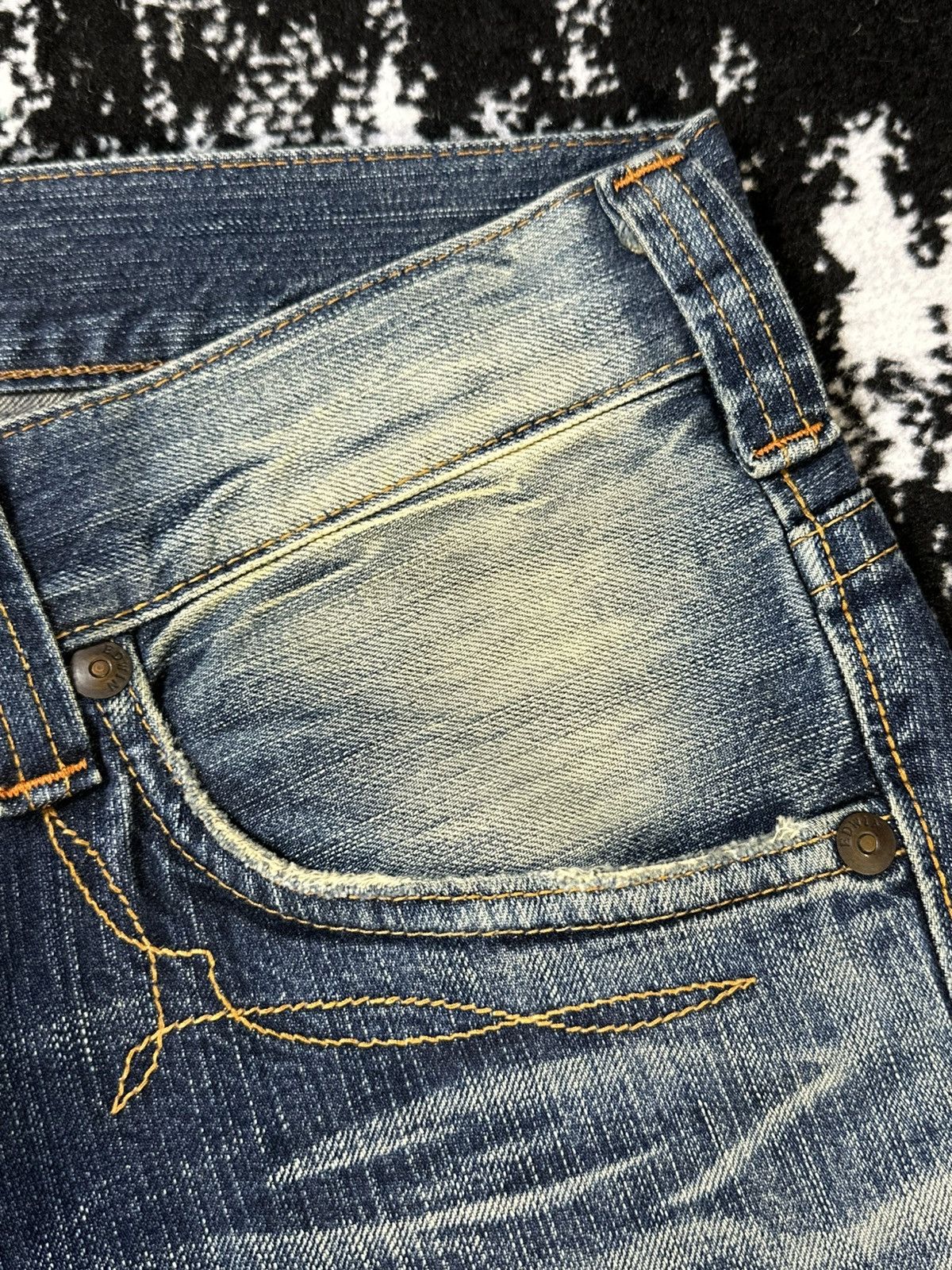 Undercover × Uniqlo 2000s Edwin XV Bobcut Navajo Denim Size US 32 / EU 48 - 6 Thumbnail