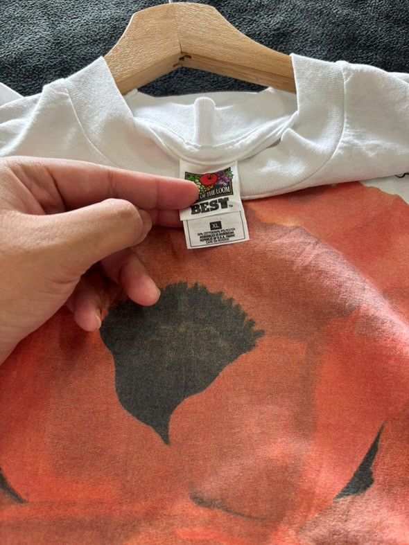 Fruit Of The Loom “ RED POPPY ” Georgia O’Keeffe(USPS Stamps Collection, 1996) Size US XL / EU 56 / 4 - 3 Thumbnail