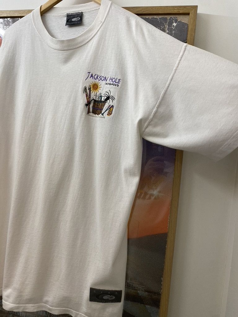Vintage 90s Vintage CYRK Jackson Hole Souvenir Tee Size US XL / EU 56 / 4 - 6 Thumbnail