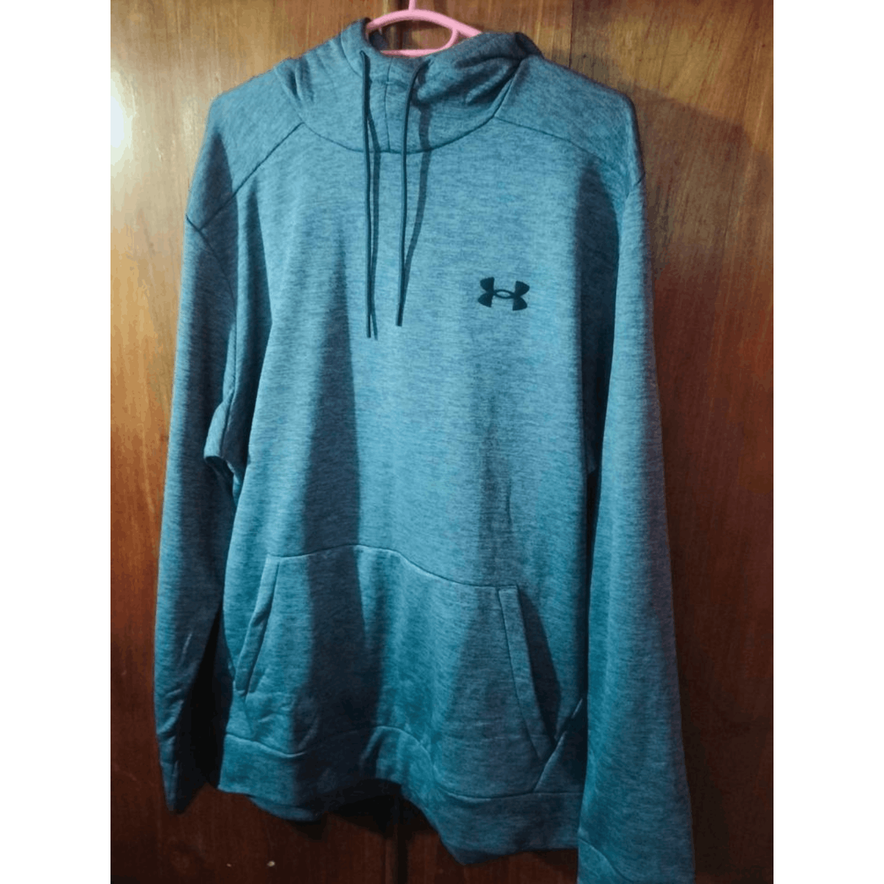 image of Under Armour Winter Hoodies Jacket With Pockets Hooded Jersey Men Gift Ua in Blue (Size XL)