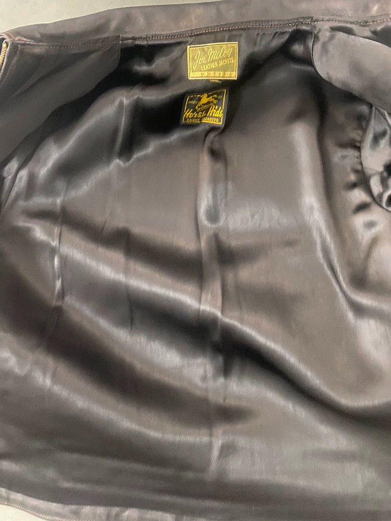 The Real McCoy's The Real McCoy's1940s Joe McCoy's black horsehide leather c Size US M / EU 48-50 / 2 - 9 Thumbnail