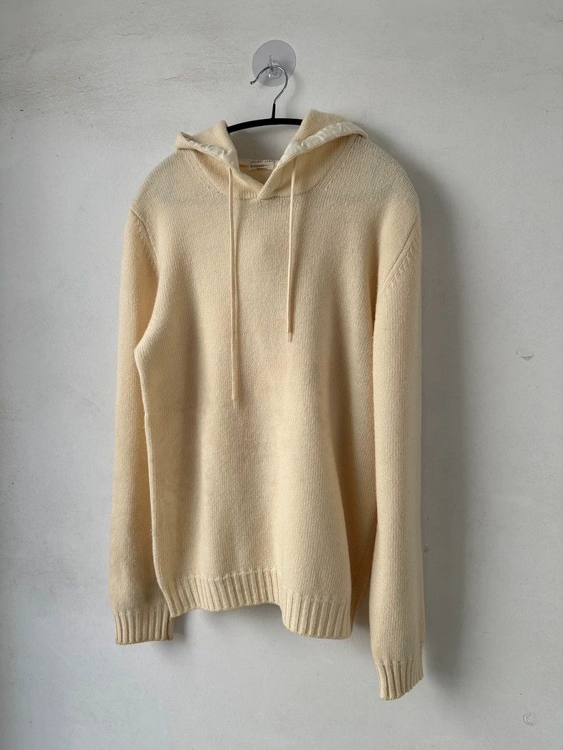 Helmut Lang HELMUT LANG wool knitting hoodie Size S / US 4 / IT 40 - 2 Thumbnail