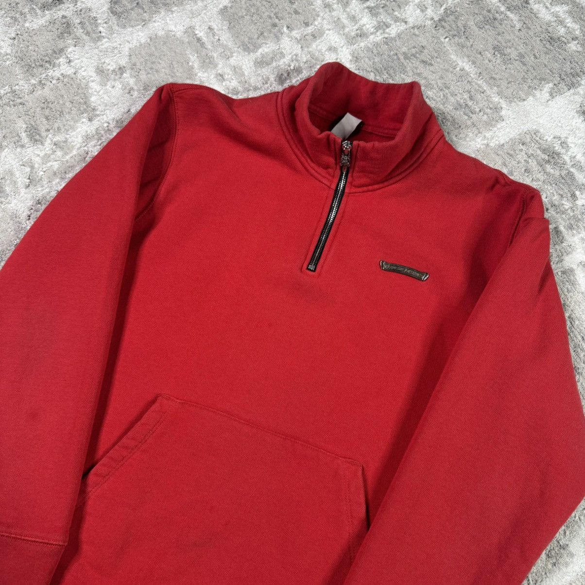 Chrome Hearts King taco triple cross embroidered quarter zip pullover Size US M / EU 48-50 / 2 - 13 Thumbnail