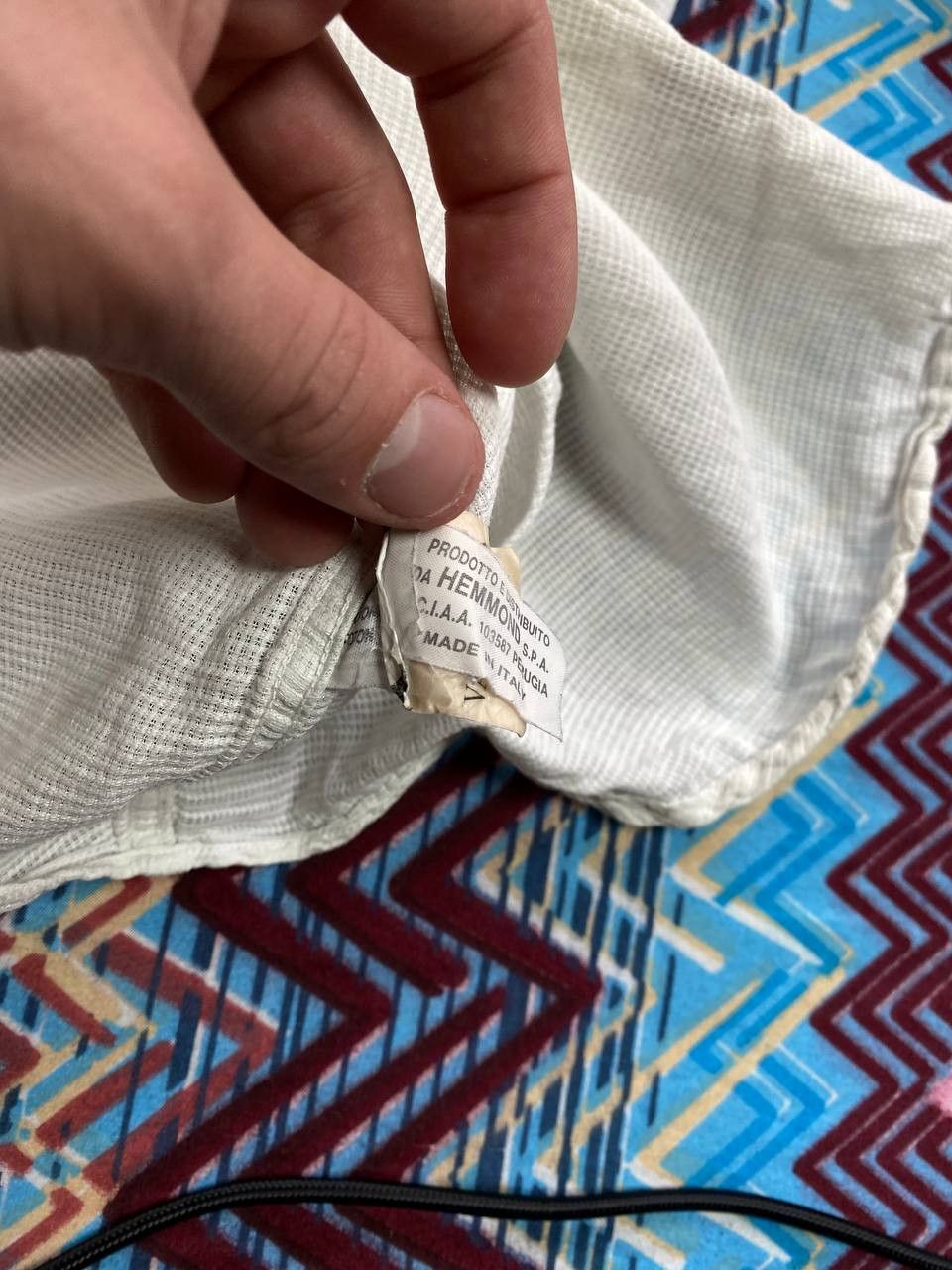 Valentino × Vintage Vintage Valentino Light Blue Pocket Logo Button Up Shirt Size US XL / EU 56 / 4 - 14 Thumbnail