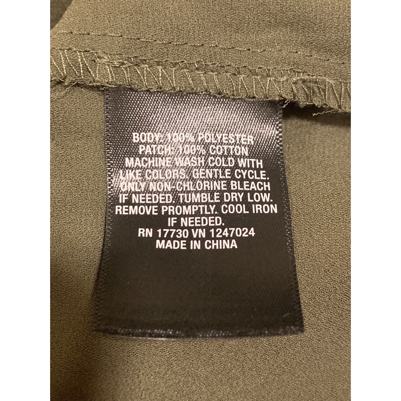 Mossimo Mossimo Large Flare Sleeve Peasant Blouse Olive Green Shirt Size L / US 10 / IT 46 - 5 Thumbnail