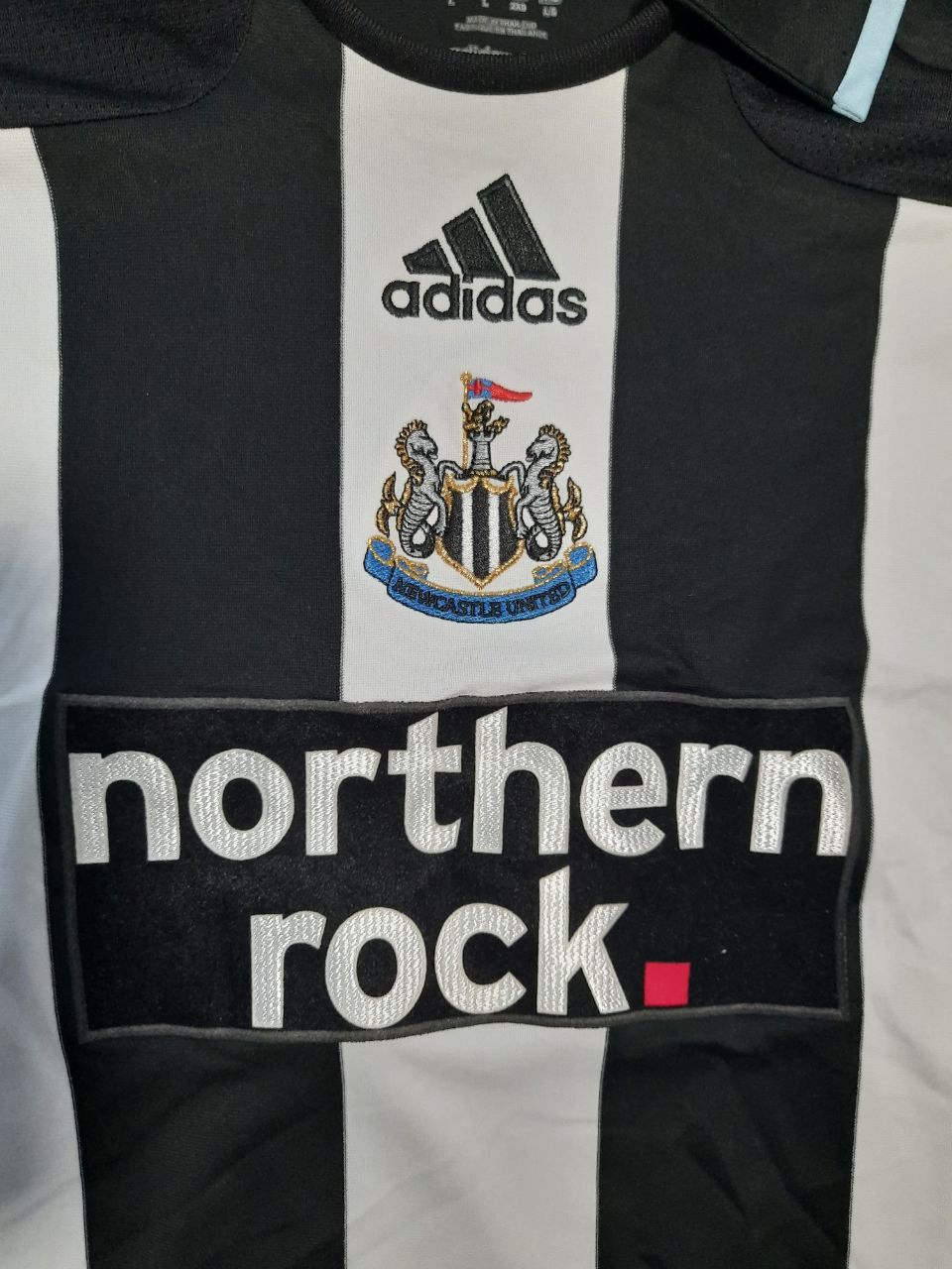 Adidas × Vintage Adidas Newcastle United Jersey #4 Nolan 2008-2009 Size US L / EU 52-54 / 3 - 6 Thumbnail