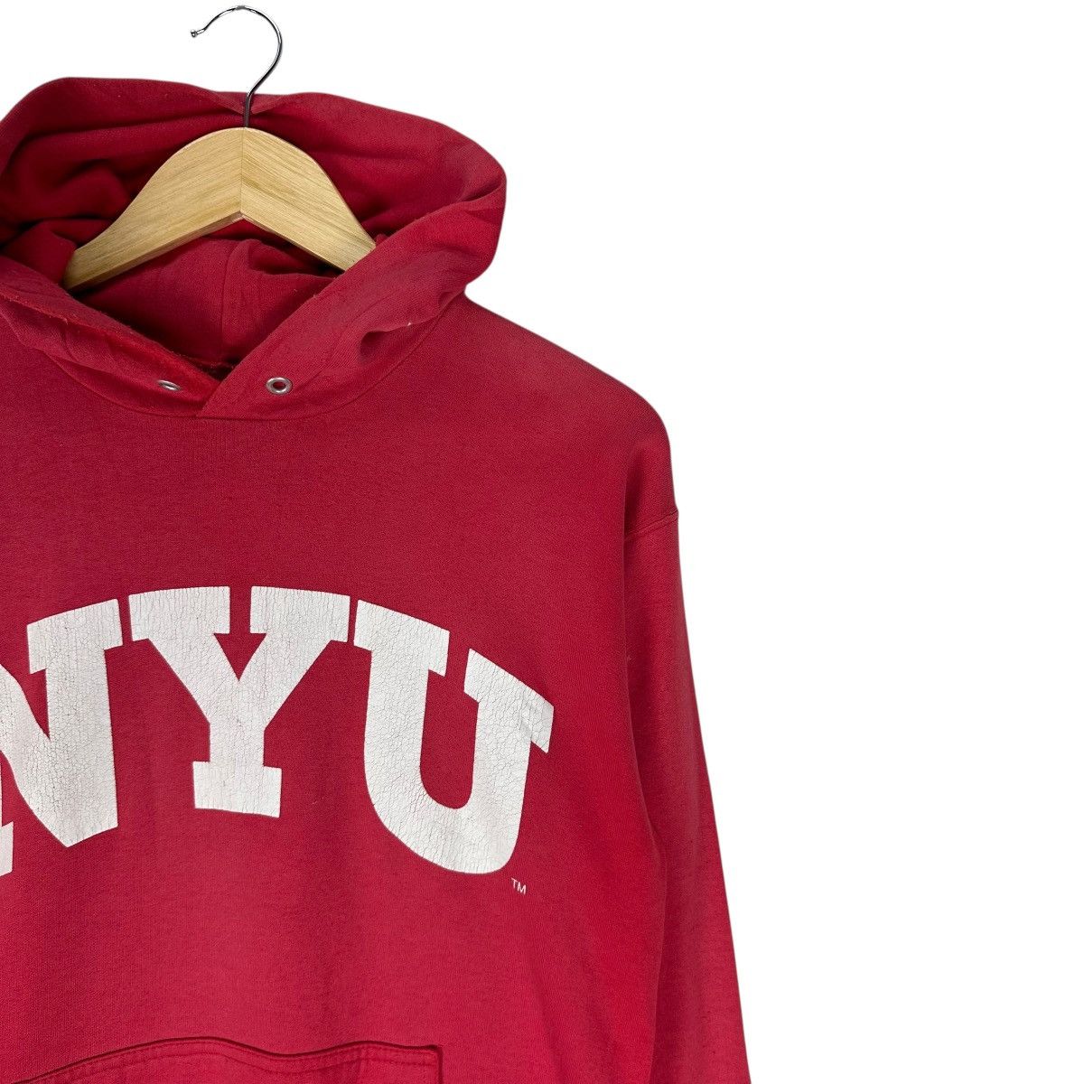 Vintage VINTAGE 90s NEW YORK UNIVERSITY HOODIE SWEATSHIRT Size US M / EU 48-50 / 2 - 3 Thumbnail
