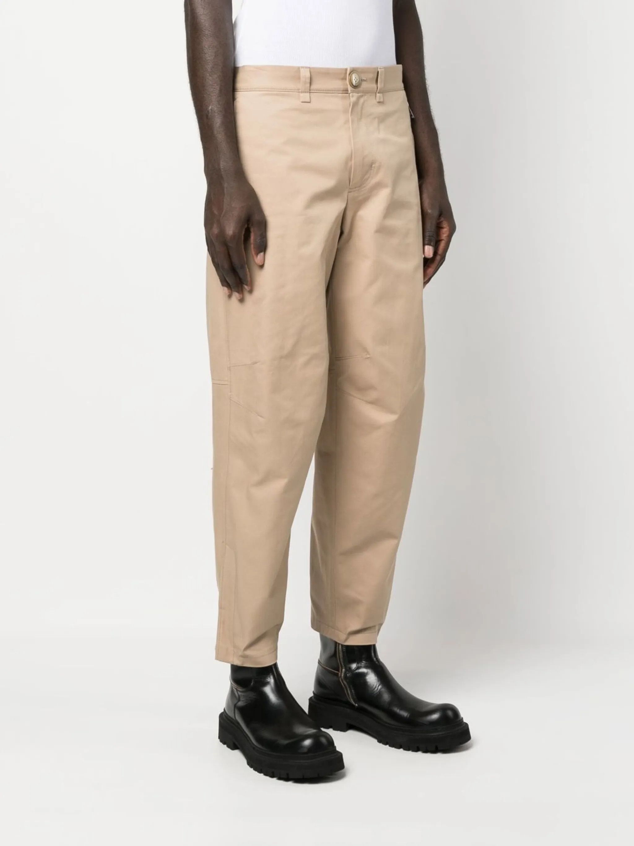 Lanvin o1y0125 Casual Pant in Beige Size US 32 / EU 48 - 2 Thumbnail