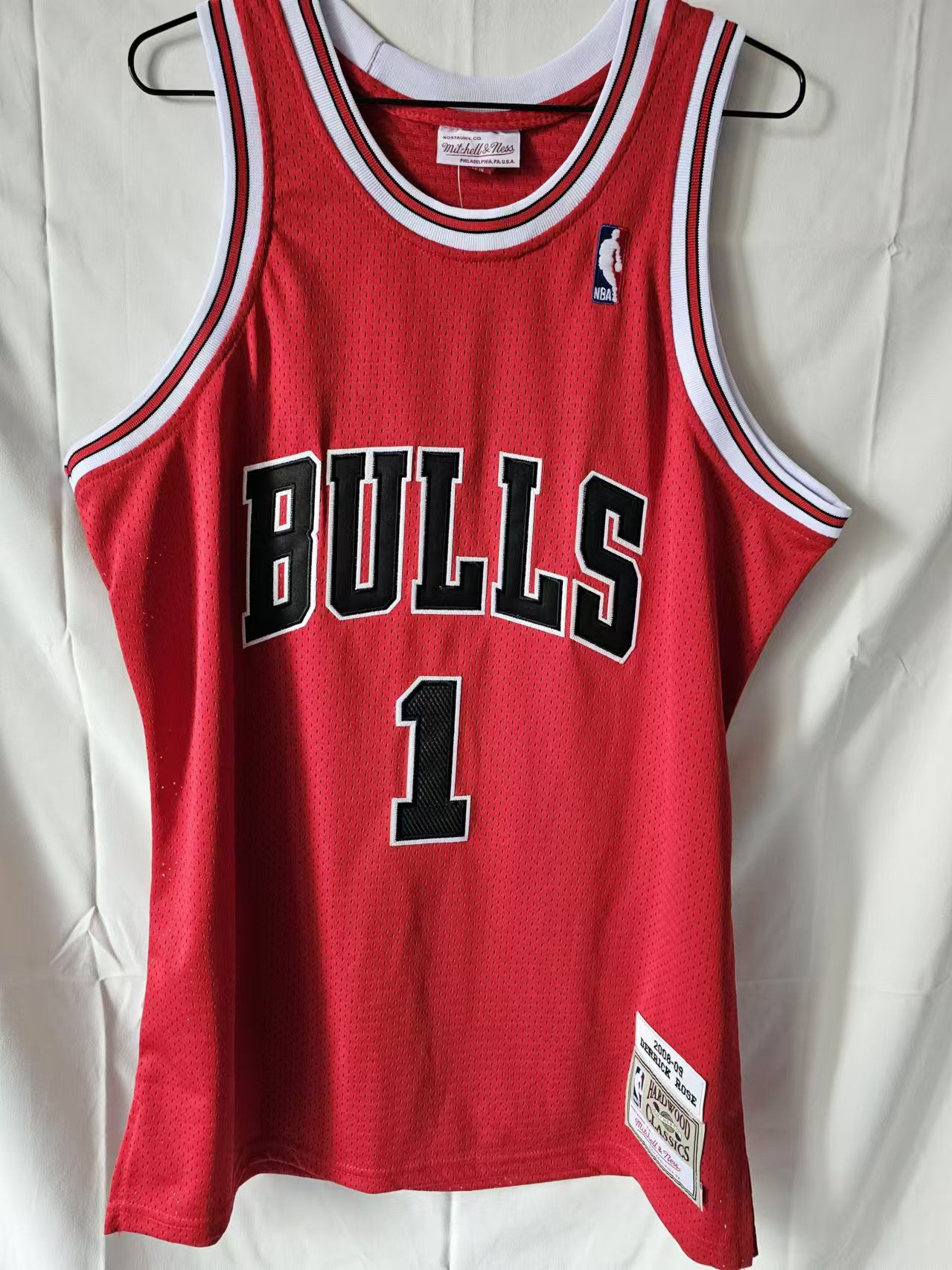 NBA Chicago Bulls #1 Derrick Rose Jersey Red Size US XXL / EU 58 / 5 - 1 Thumbnail