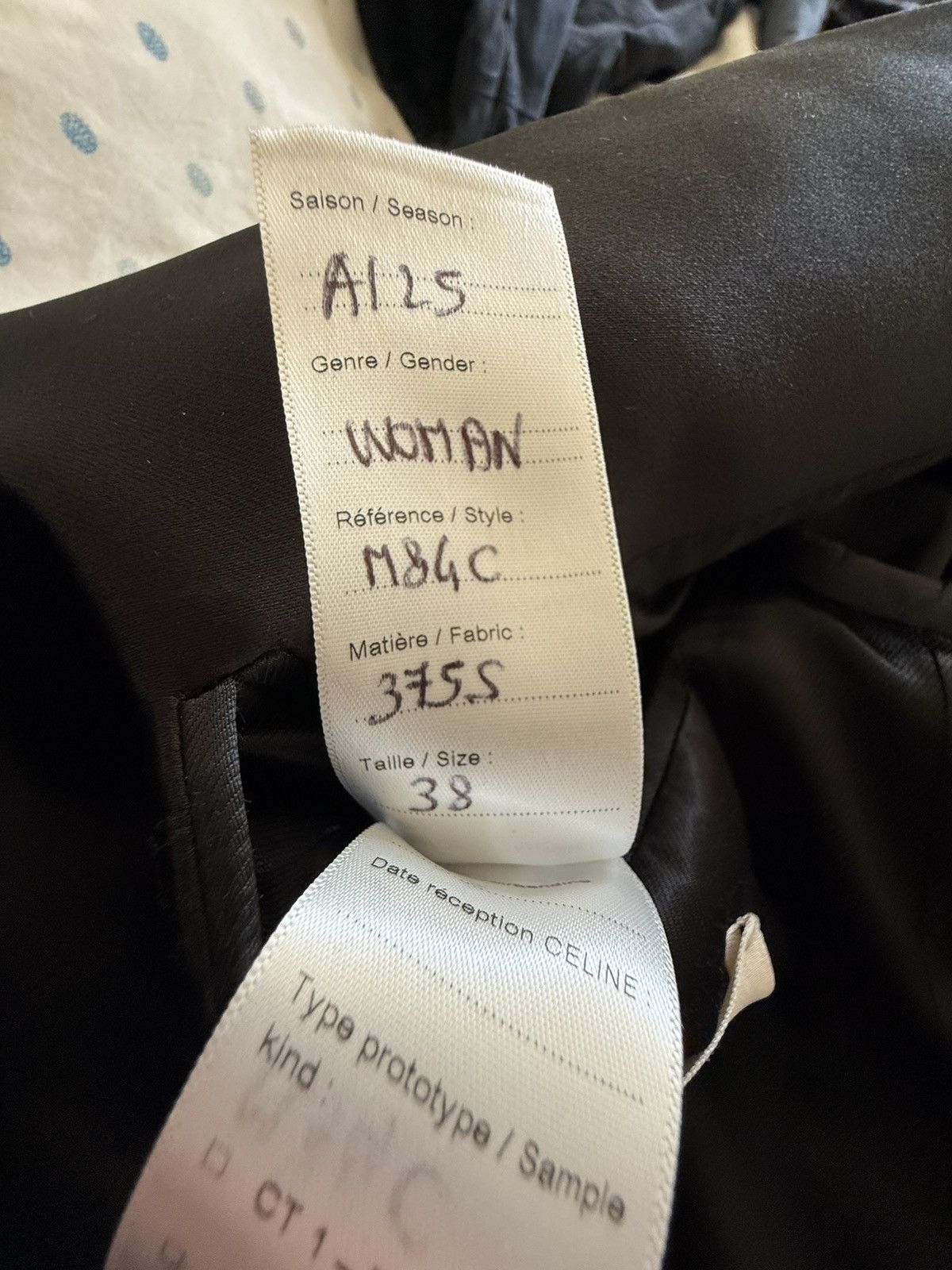 Celine FW25 Celine 1 of 1 sample Chesterfield tuxedo coat Hedi M Size US M / EU 48-50 / 2 - 21 Thumbnail