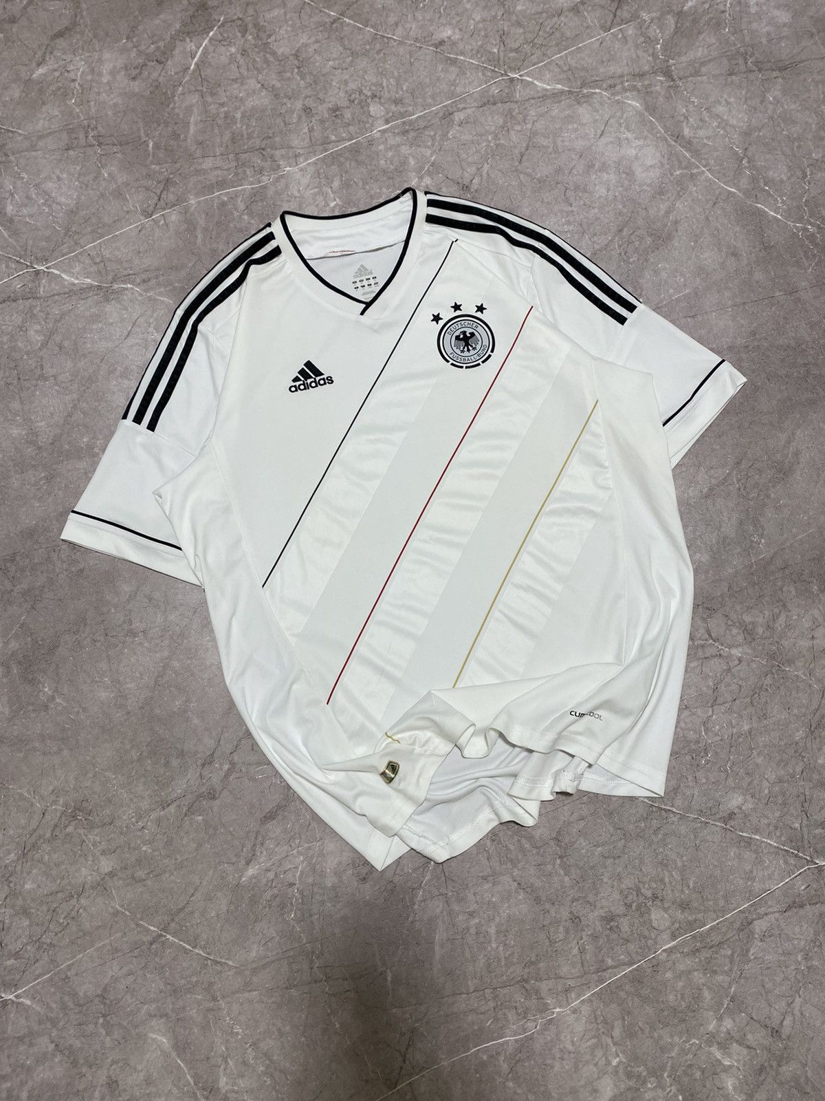Adidas Vintage Adidas Deutschland 2011 Home Germany Soccer Jersey Size US XL / EU 56 / 4 - 1 Thumbnail