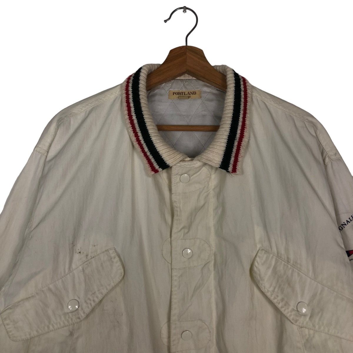 Japanese Brand 🔥90’s Vintage Bomber Jacket Portland Motomachi Japan Size US M / EU 48-50 / 2 - 3 Thumbnail