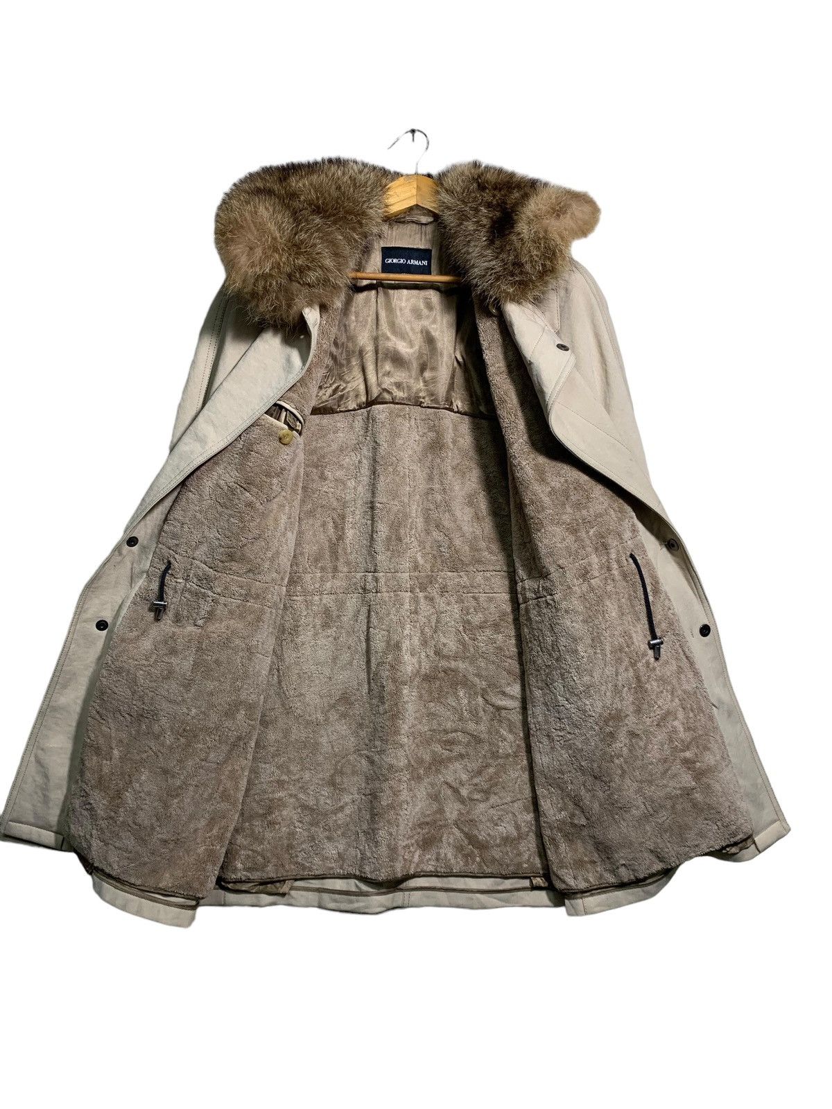 Emporio Armani 🔥GIORGIO ARMANI MINK FUR MAN OVERCOATS Size US M / EU 48-50 / 2 - 2 Thumbnail
