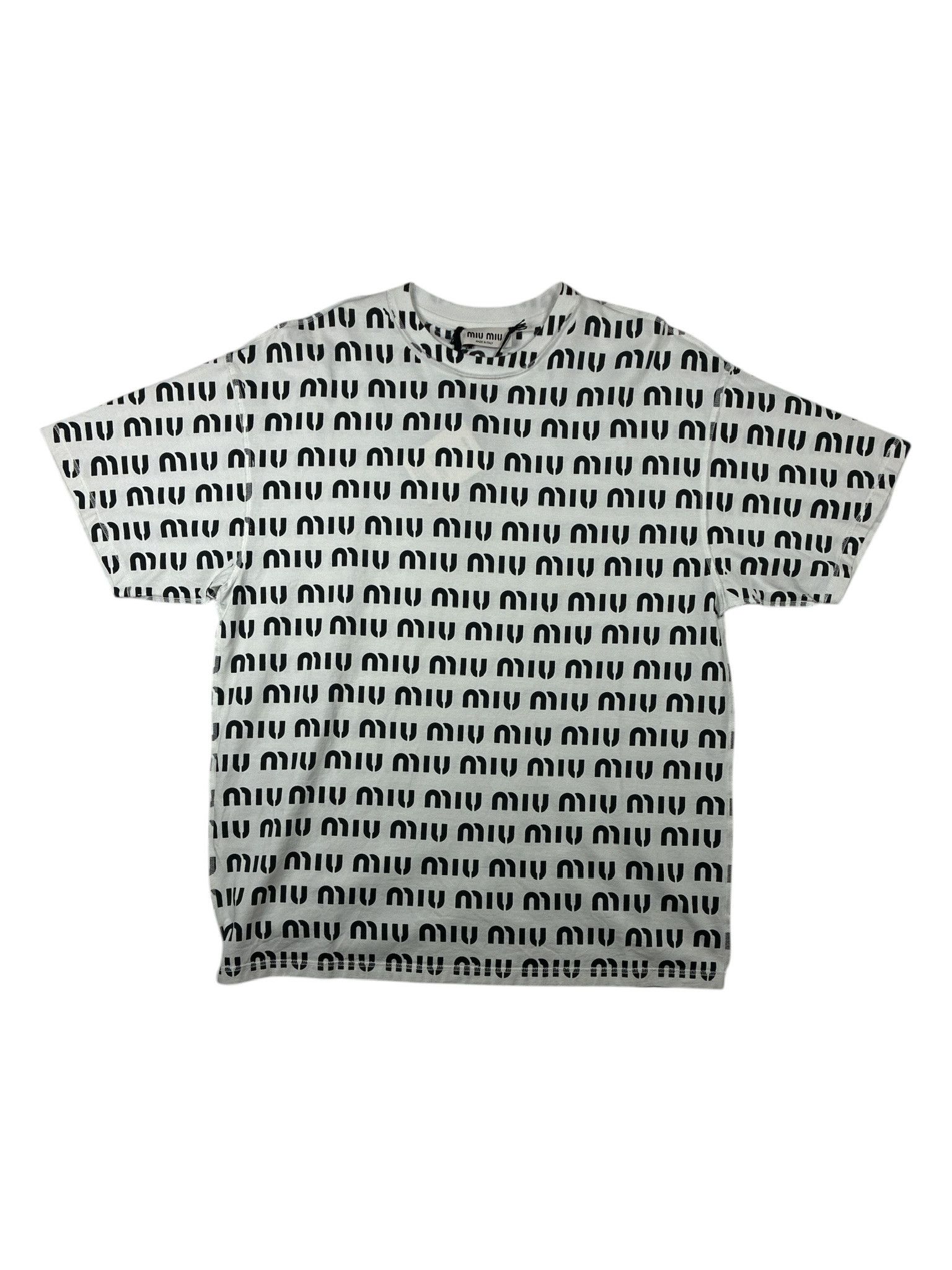 Miu Miu Miu miu Print T-Shirt Size US M / EU 48-50 / 2 - 1 Thumbnail