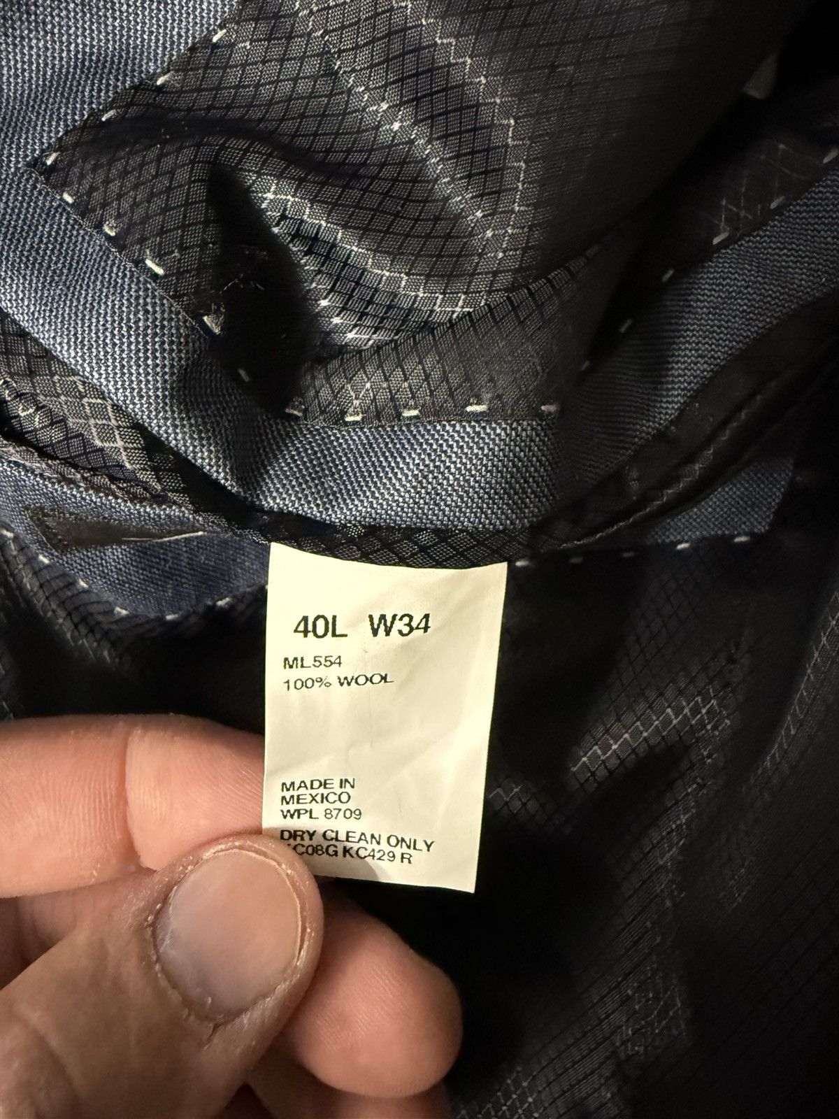 Kenneth Cole Kenneth Cole Full Suit Size 40L - 3 Thumbnail