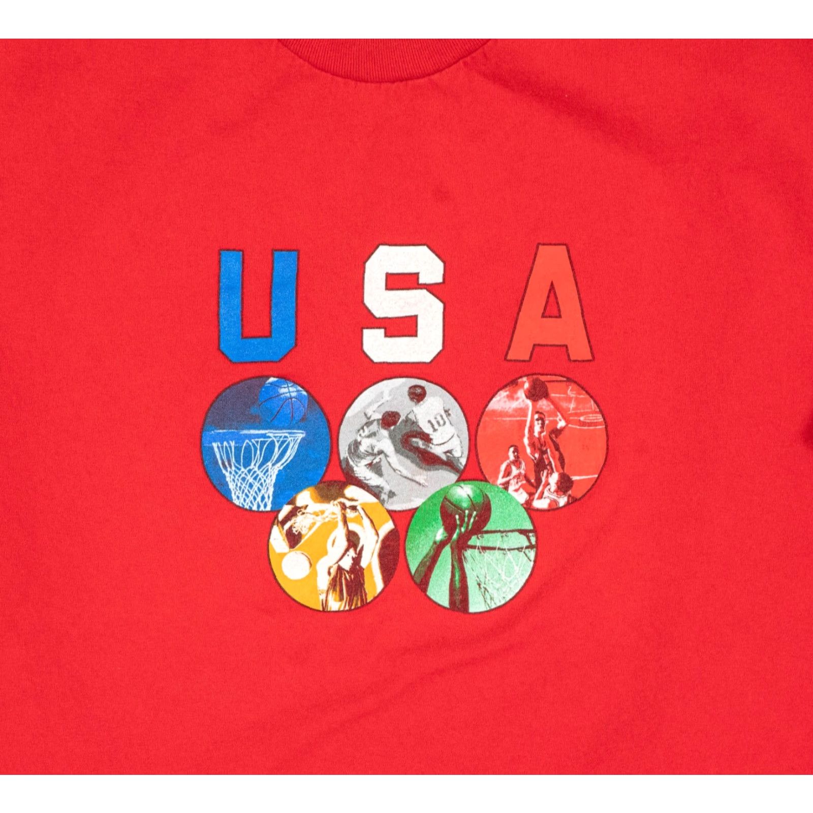 Vintage VINTAGE USA Olympics Dream Team 1992 T-Shirt XL Red Mens Size US XL / EU 56 / 4 - 3 Thumbnail