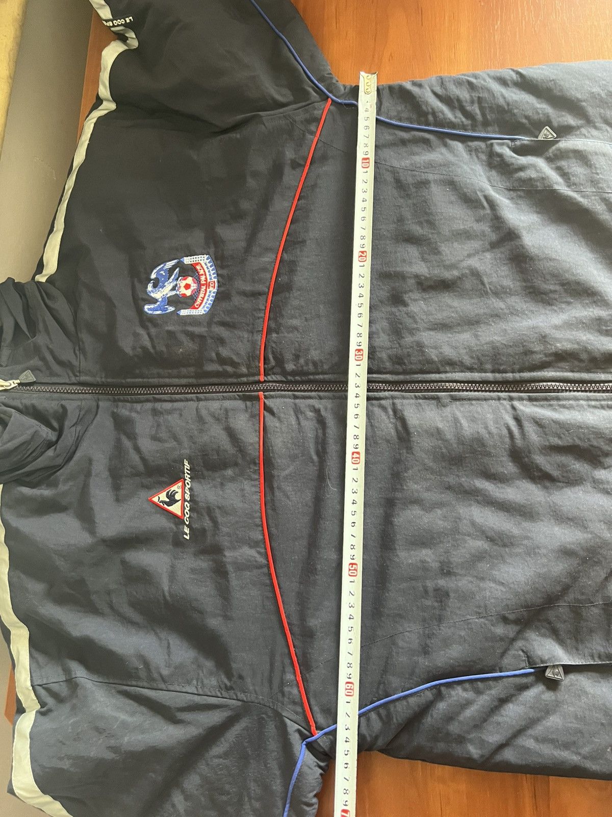 Le Coq Sportif 2001 Le coq sportif Crystal Palace vintage soccer jacket L Size US L / EU 52-54 / 3 - 20 Thumbnail