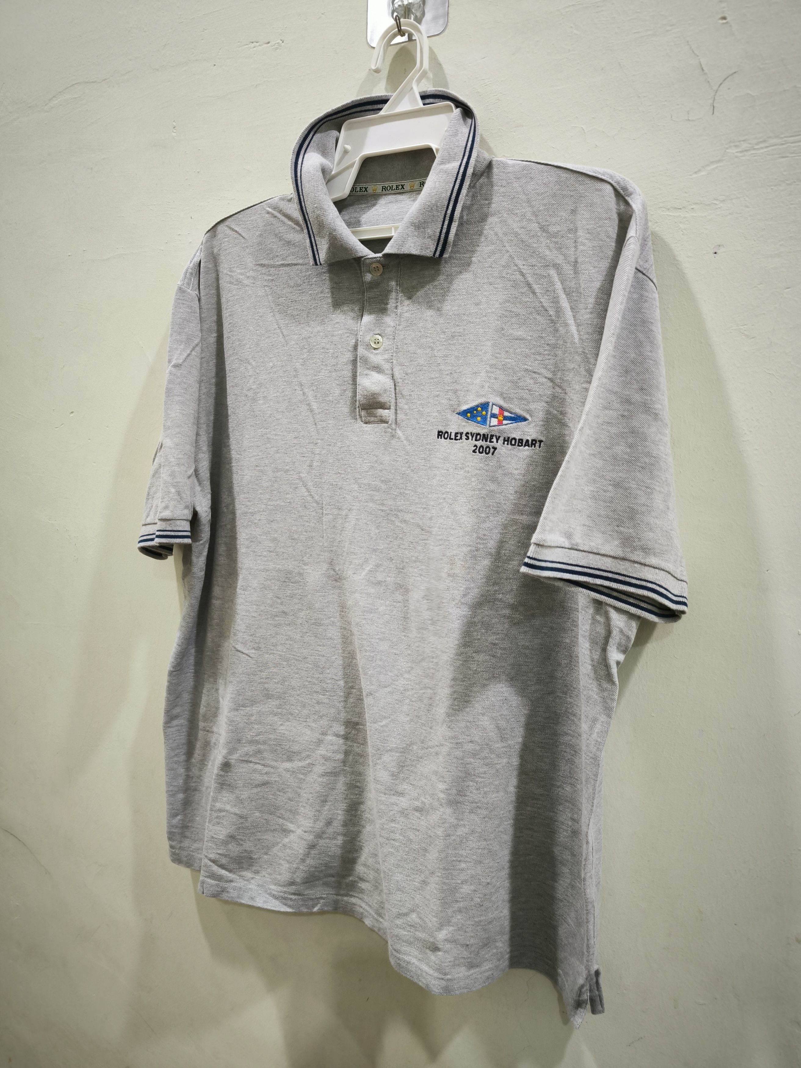 Rolex Rolex Sydney Hobart 2007 Made in Italy Polo Shirt Size US XXL / EU 58 / 5 - 11 Thumbnail