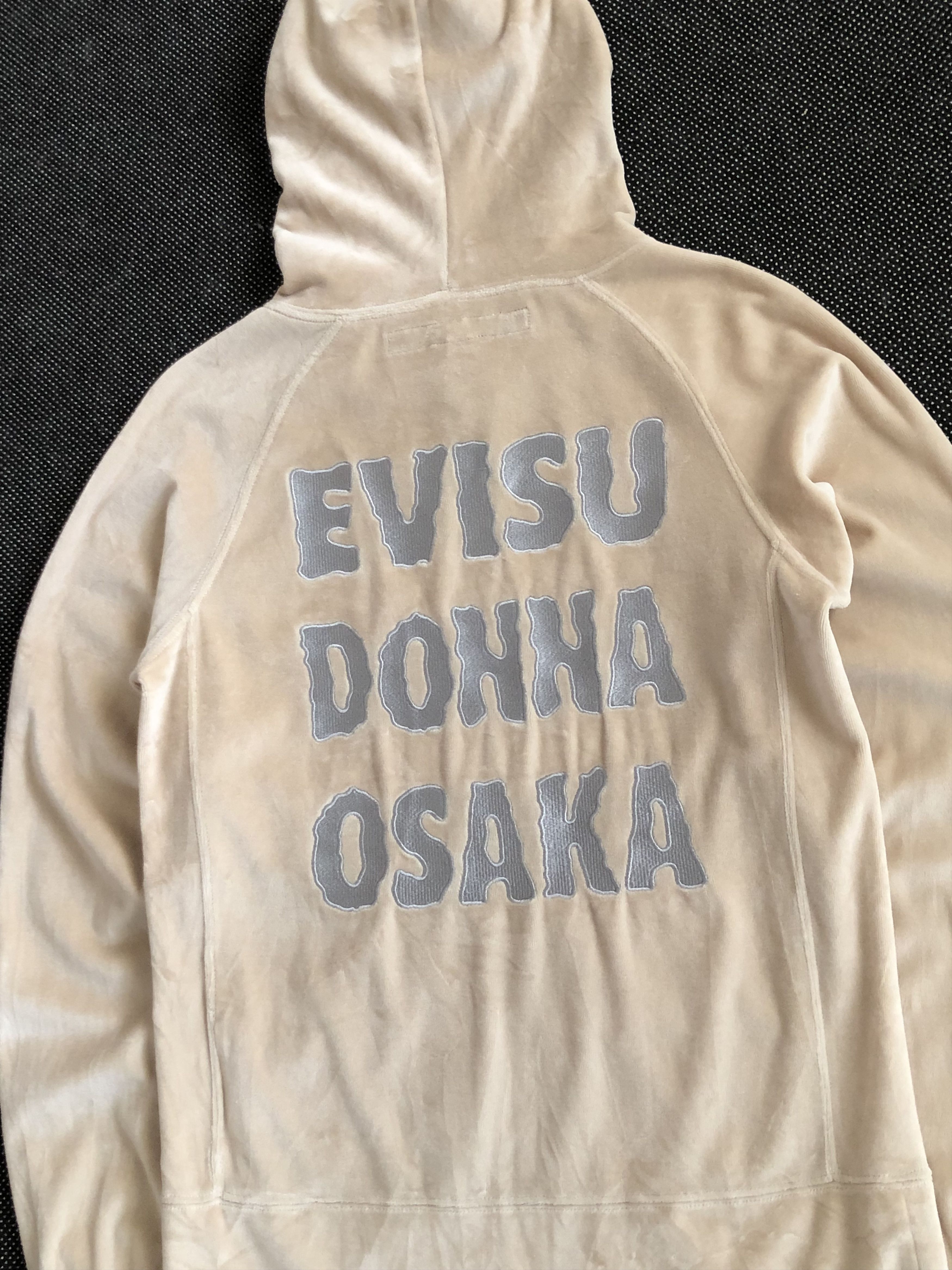 Evisu EVISU DONNA VELVET ZIPPER HOODIE Size S / US 4 / IT 40 - 8 Thumbnail
