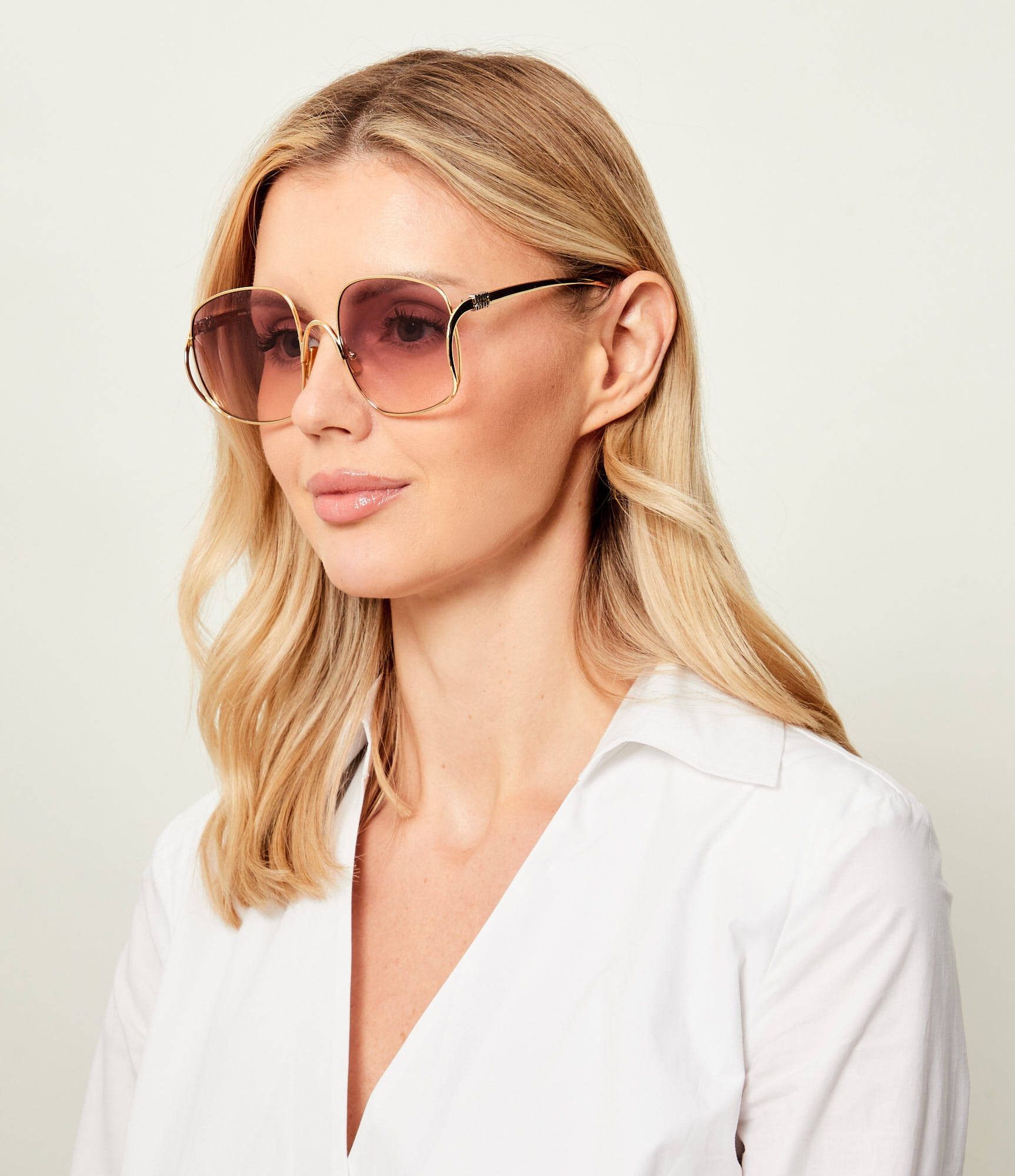 Miu Miu Miu Miu Women Sunglasses Square MUA57S 5AK40S NEW AUTHENTIC Size ONE SIZE - 10 Thumbnail