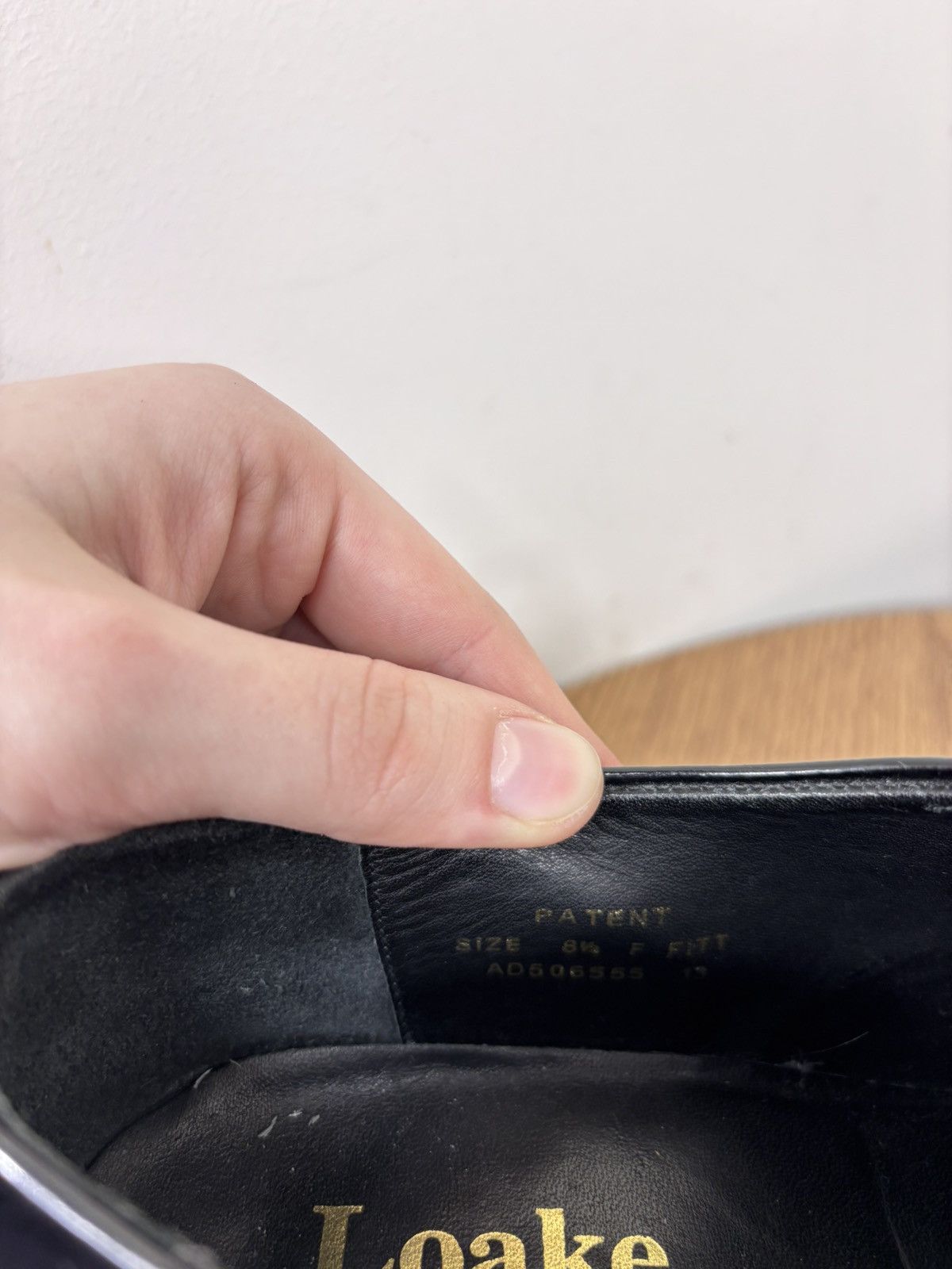 Loake Loake Lifestyle Men’s Black Patent Leather Dress Shoes Size US 9.5 / EU 42-43 - 20 Thumbnail