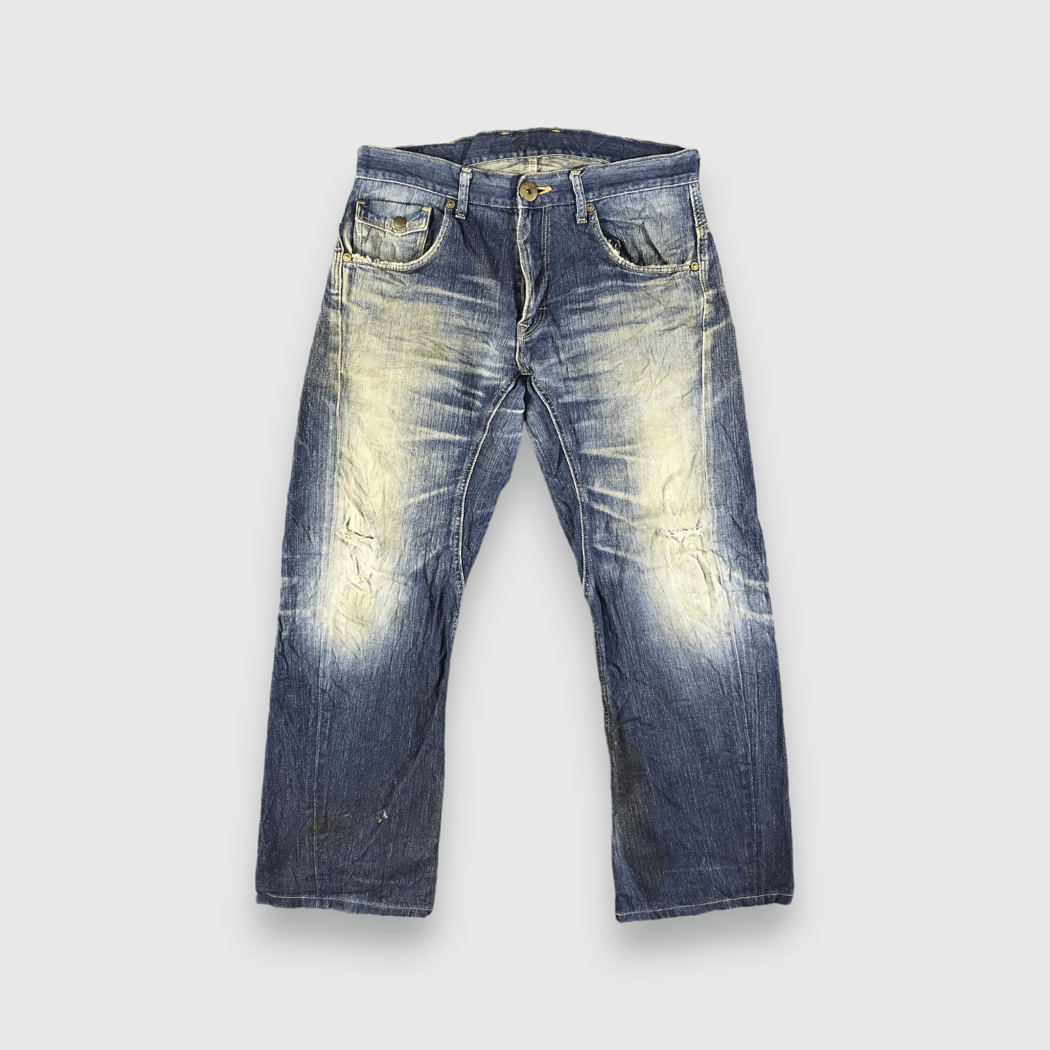 Lee Vintage Blue Wash Lee Jeans-J3565 Size US 36 / EU 52 - 1 Thumbnail