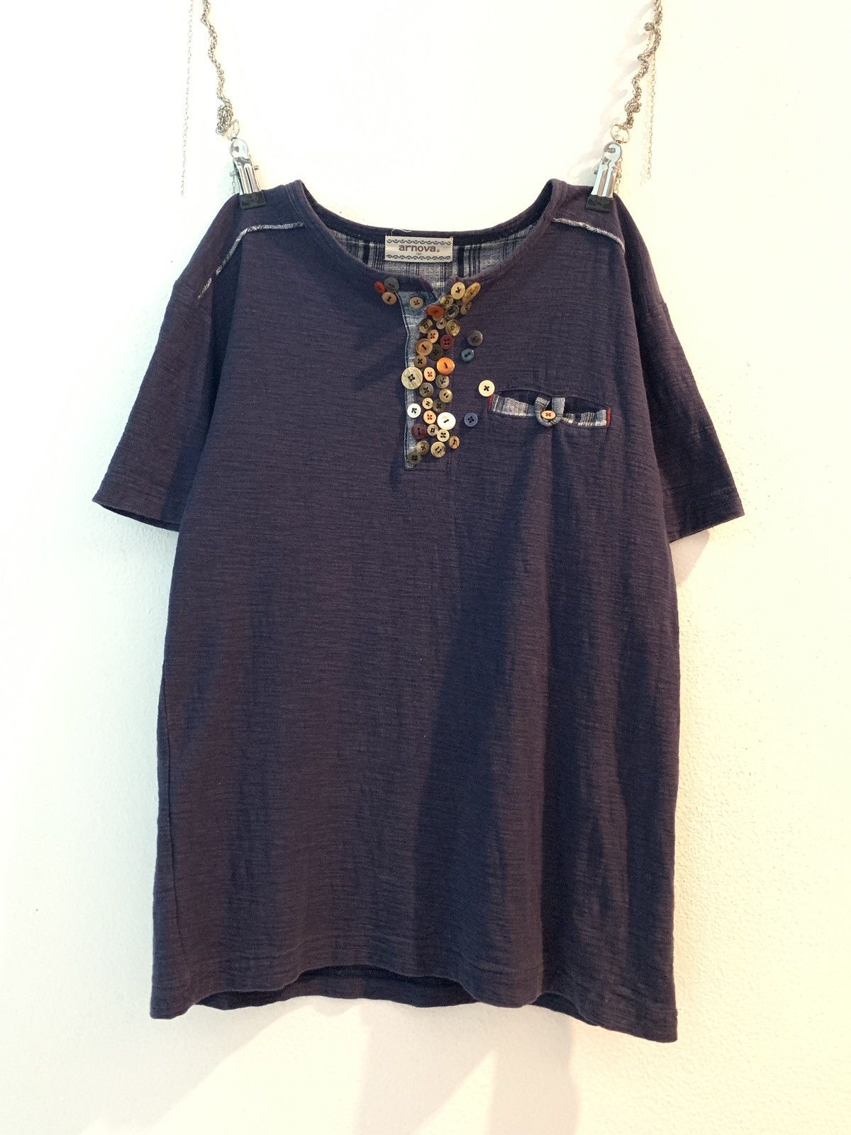 Japanese Brand Vintage Japan Many Button Graphic Tshirt Size US M / EU 48-50 / 2 - 1 Thumbnail