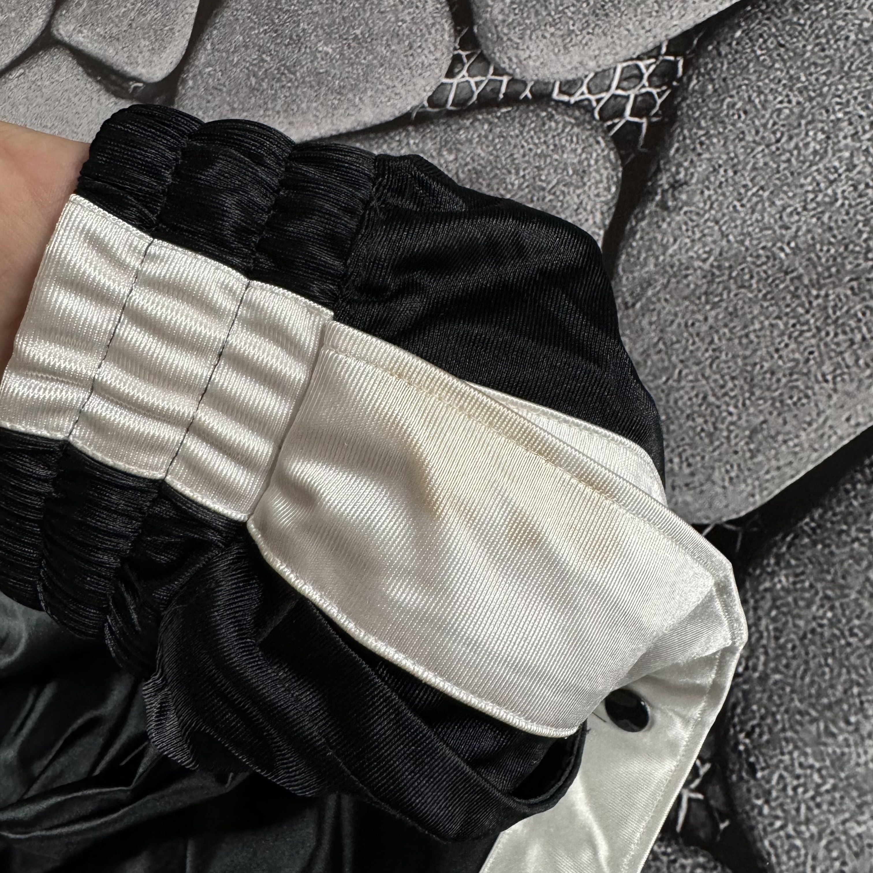 Japanese Brand NIKE TRACK BAGGY FULL BUTTON UP PANTS Y2K DRILL Size US 32 / EU 48 - 10 Thumbnail