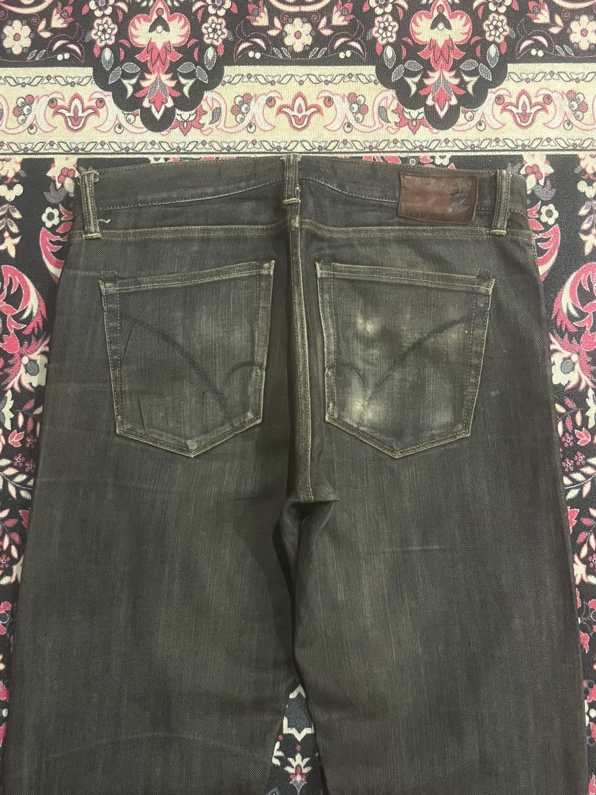 Kapital Japanese Back Number Rusty Wash Tight Straight Selvedge Jean Size US 32 / EU 48 - 8 Thumbnail