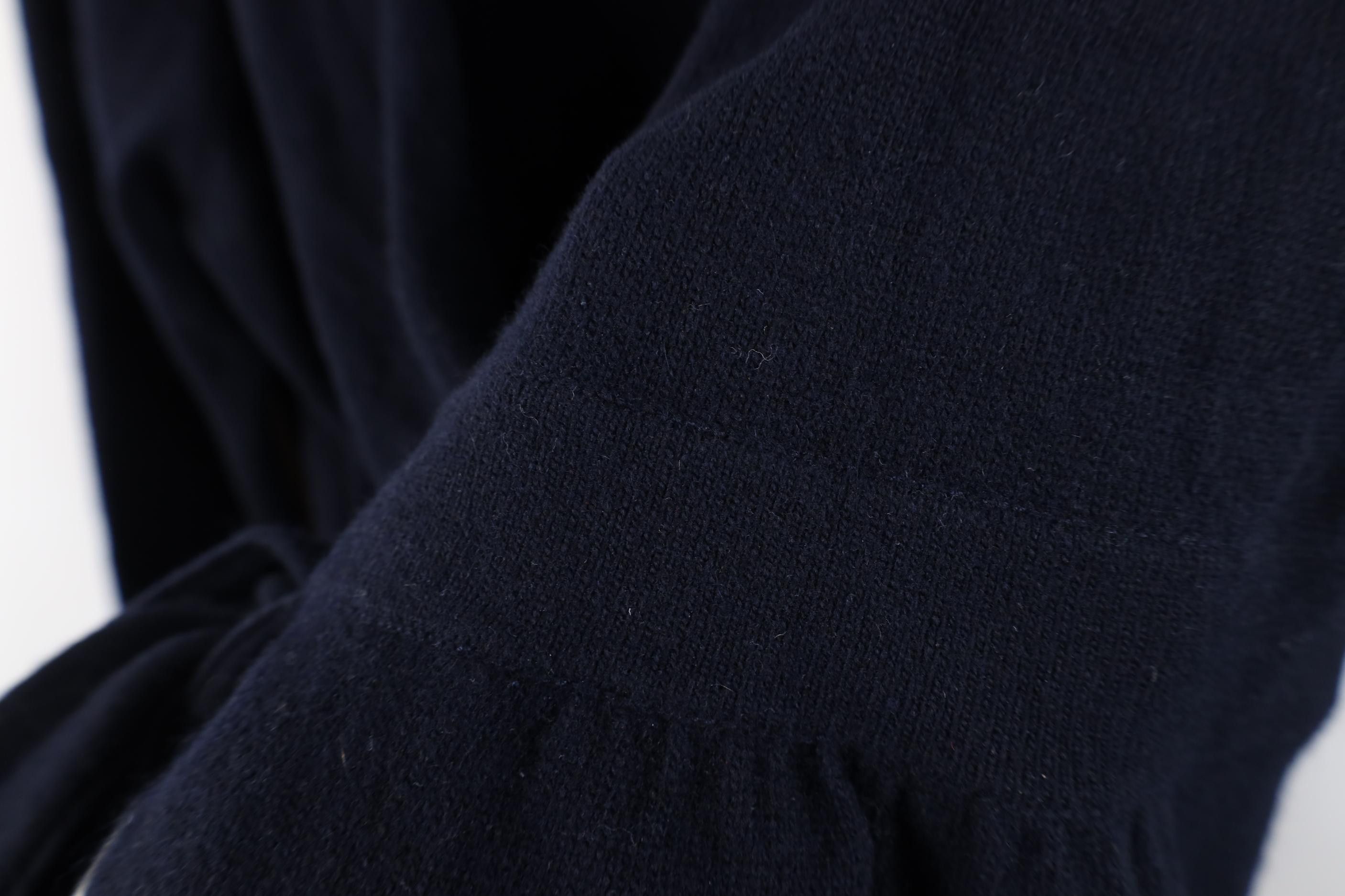 J.Crew Vintage Y2K J Crew Wool Cashmere Tie Front Knit Sweater Size L / US 10 / IT 46 - 8 Thumbnail