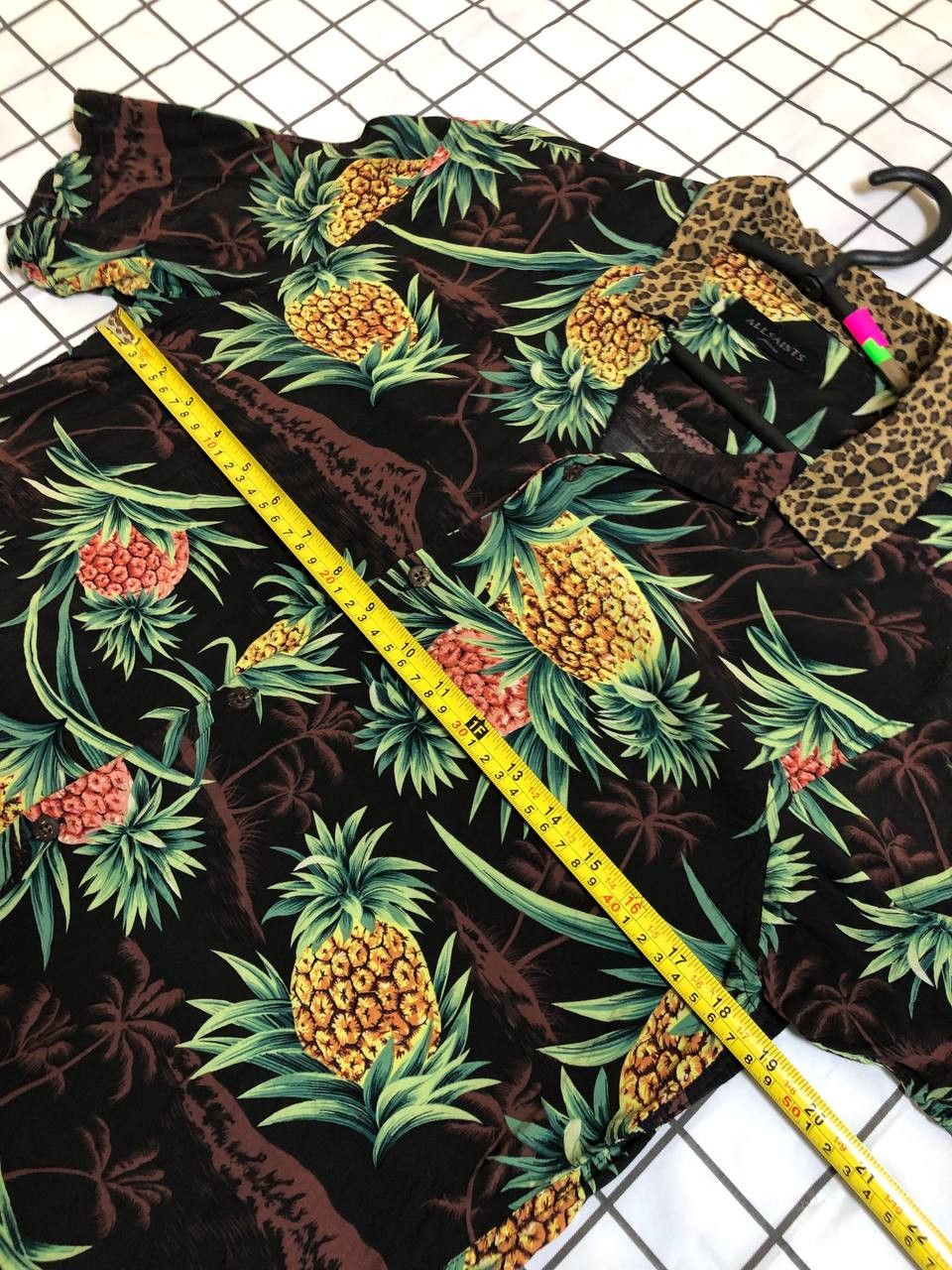 Allsaints Allsaints Dark Hawaiian Shirt Floral Hawaiian Casual Shirt Size US M / EU 48-50 / 2 - 7 Thumbnail