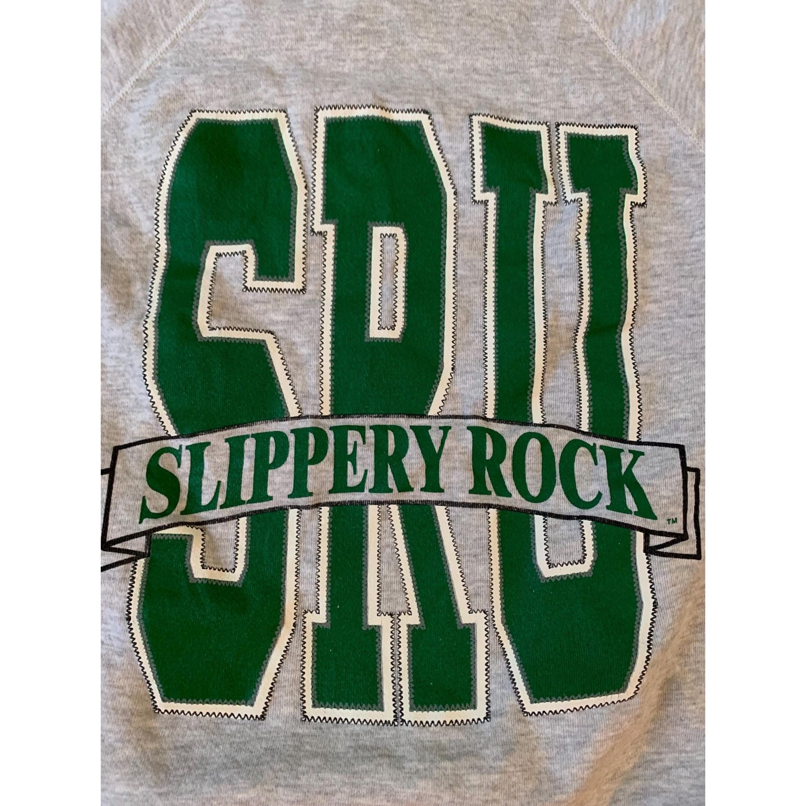 Hanes Vintage slippery rock university Sweatshirt size large 1990s Size US L / EU 52-54 / 3 - 2 Thumbnail