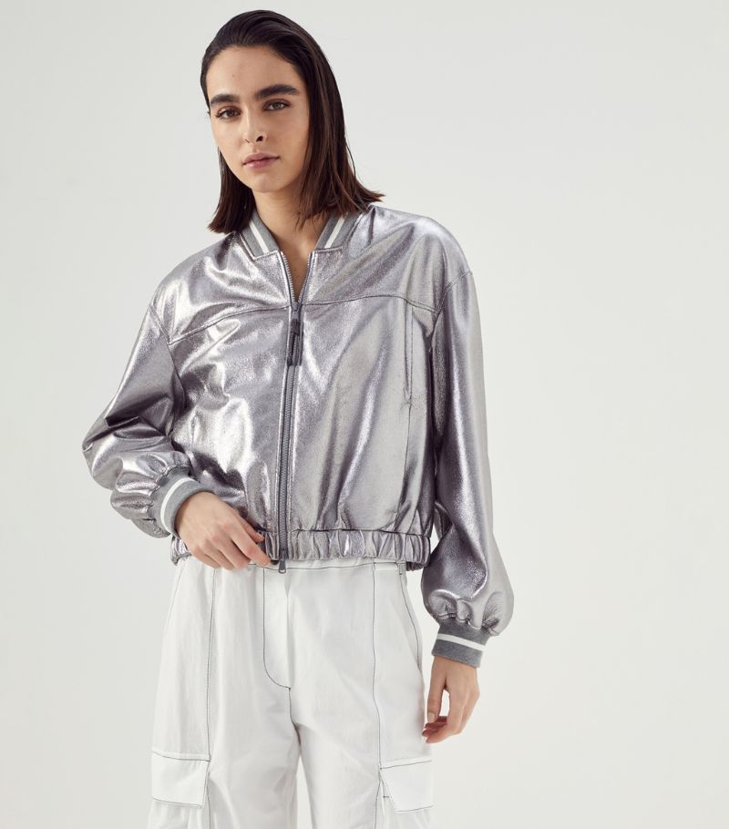 Jacket in Silver