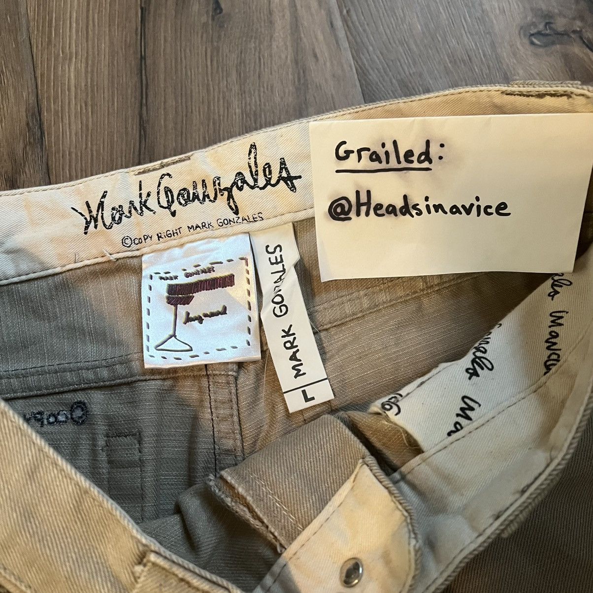 Other Vintage Mark Gonzales LOVE Skateboarding Pants Rare Size US 31 - 4 Thumbnail