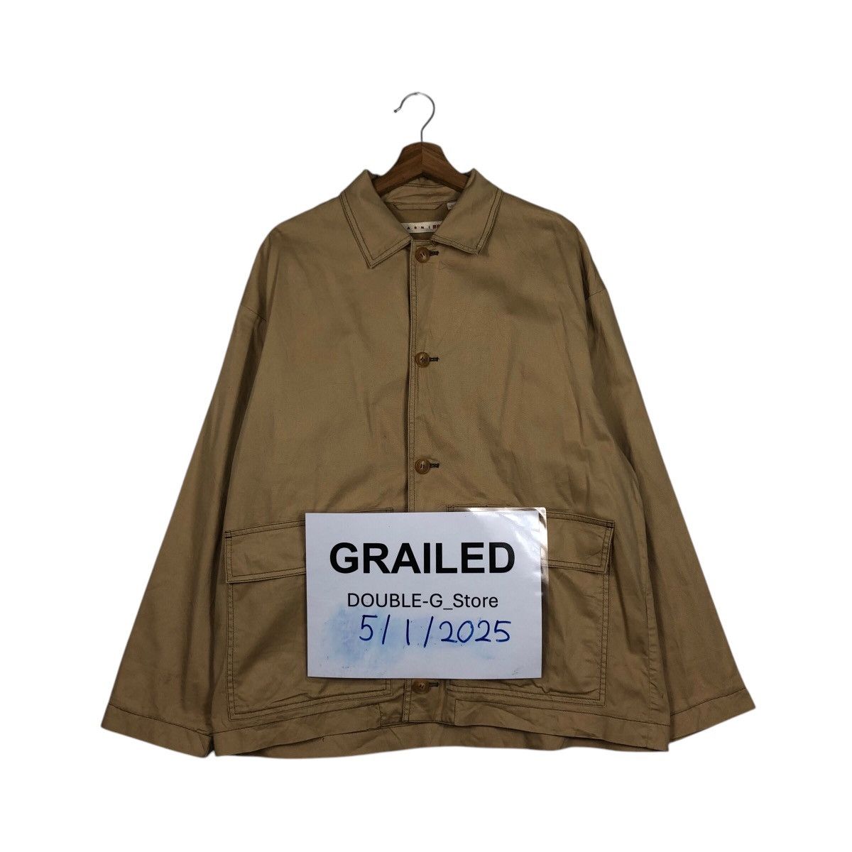 Marni × Uniqlo 📌Marni X Uniqlo Chore Worker Jacket Duck Canvas Size US L / EU 52-54 / 3 - 1 Thumbnail