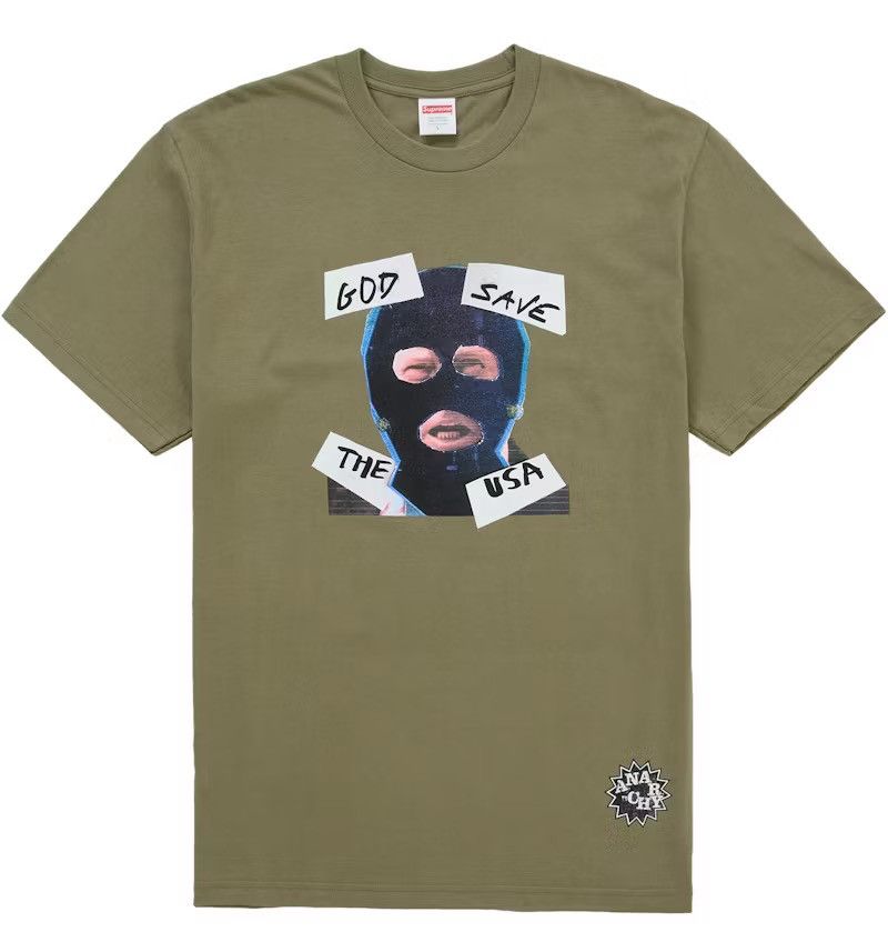 Supreme Supreme God Save Us Tee Size US L / EU 52-54 / 3 - 1 Thumbnail