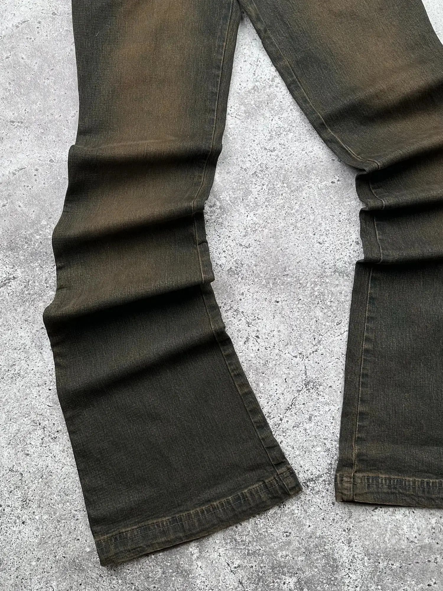 Japanese Brand Vintage Flare Faded Jeans C544(V265) Size 25" / US 0 / IT 36 - 3 Thumbnail