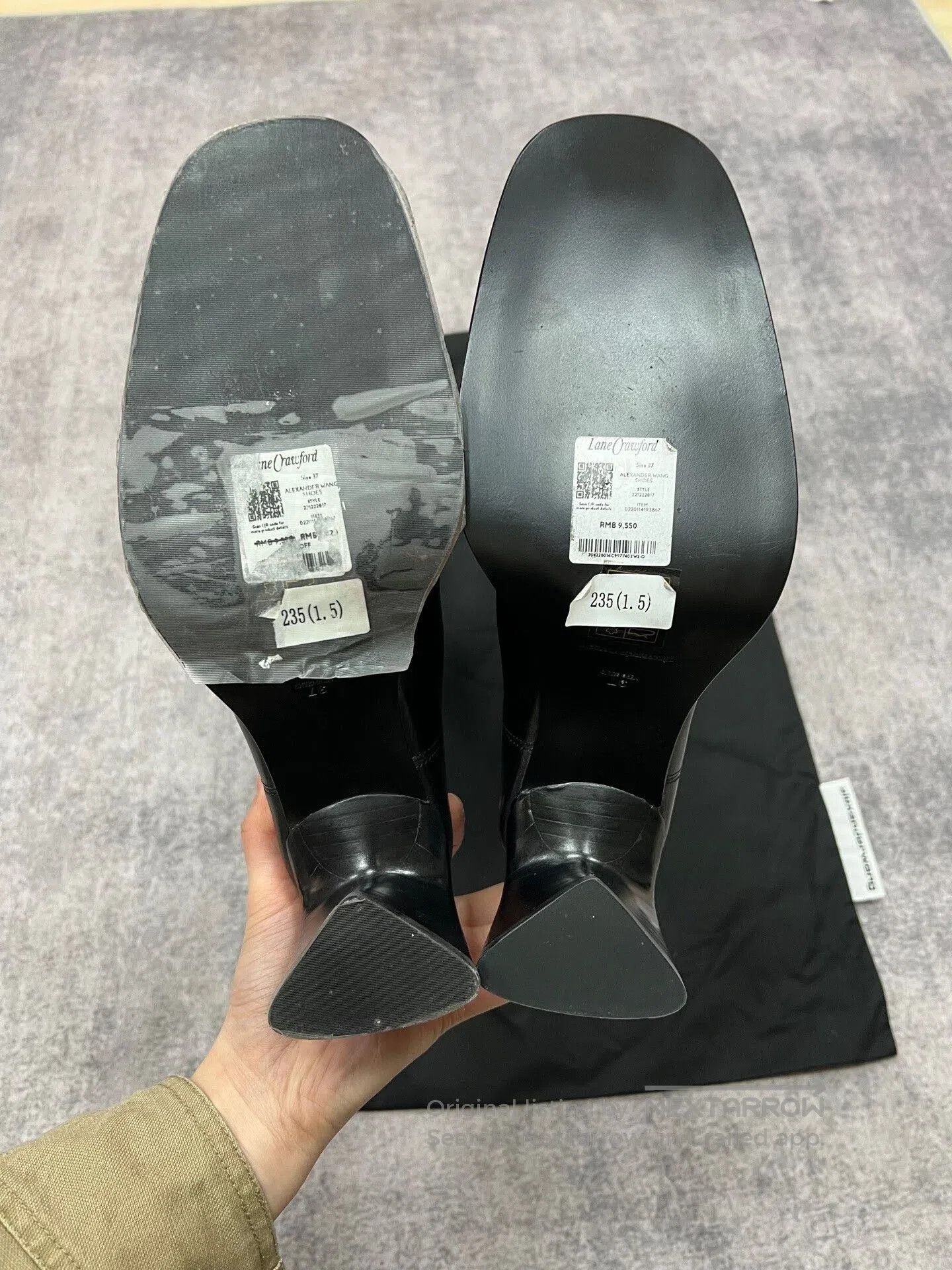 Alexander Wang alexander wang asymmetrical long ankle boots. Size US 6 / IT 36 - 9 Thumbnail