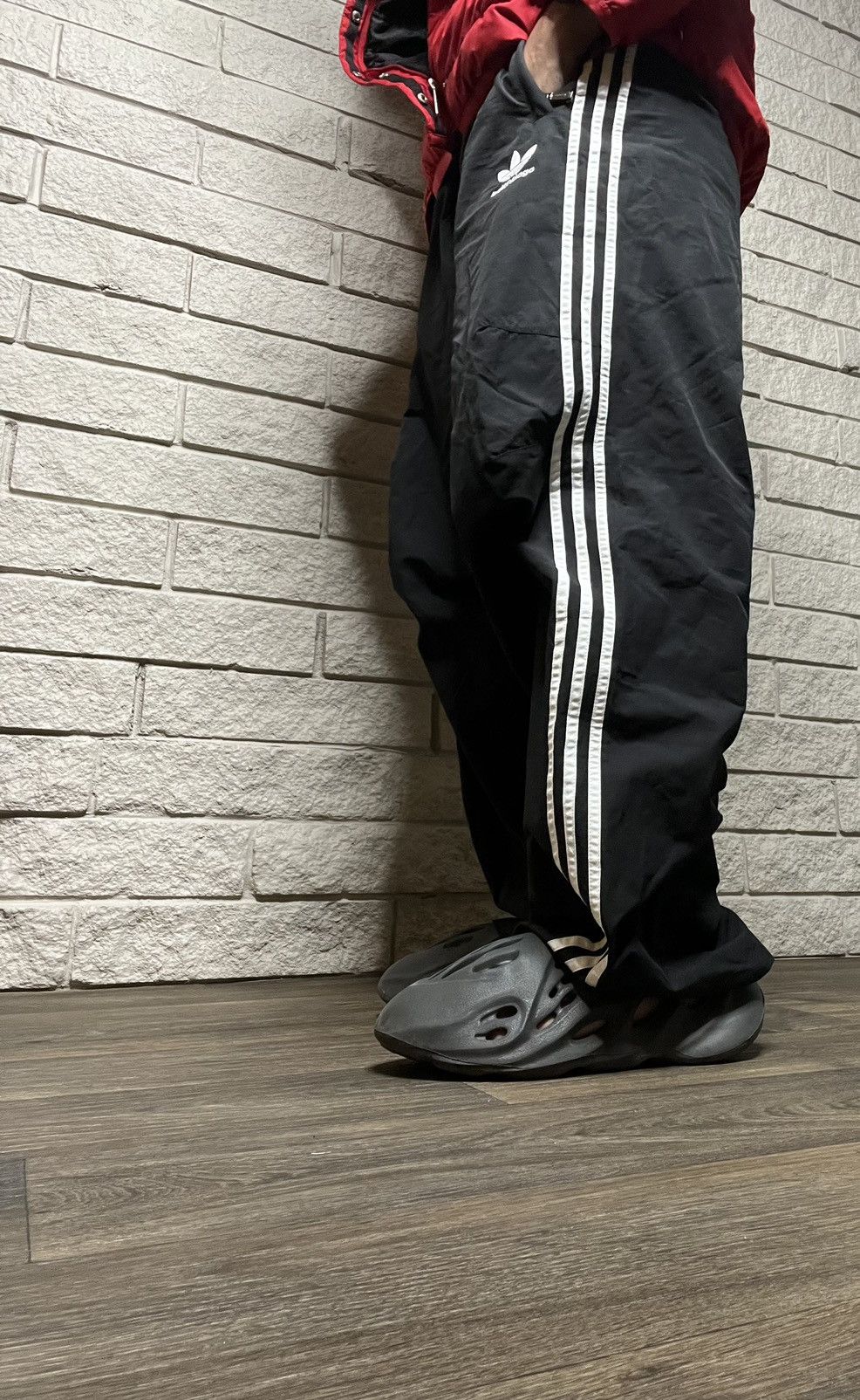 Balenciaga x adidas Tracksuit Pants Black Men's - FW22 - US