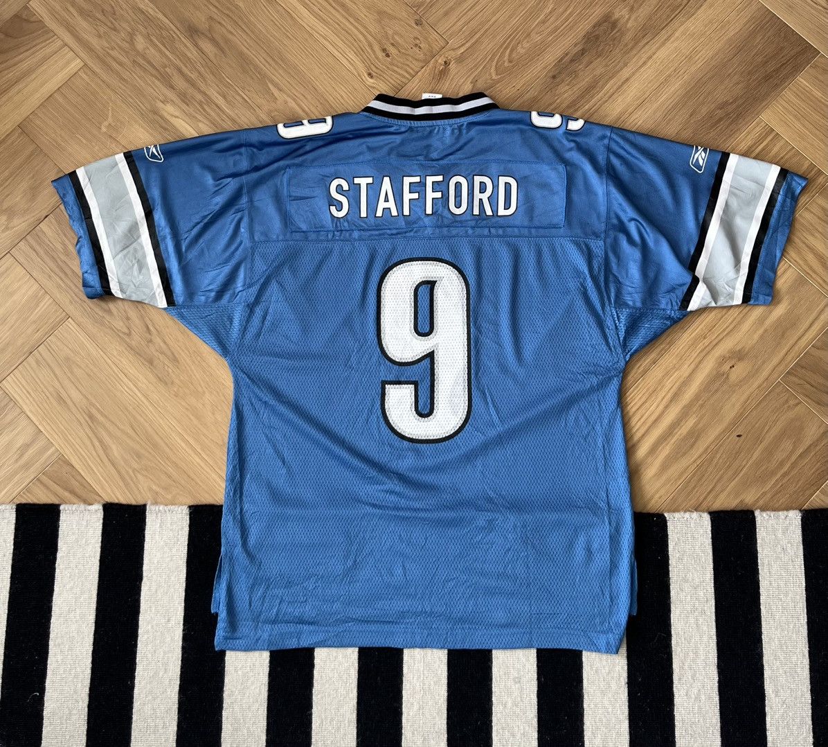 Reebok Matthew Stafford Detroit Lions 2009 Reebok Home Jersey Size US M / EU 48-50 / 2 - 7 Thumbnail