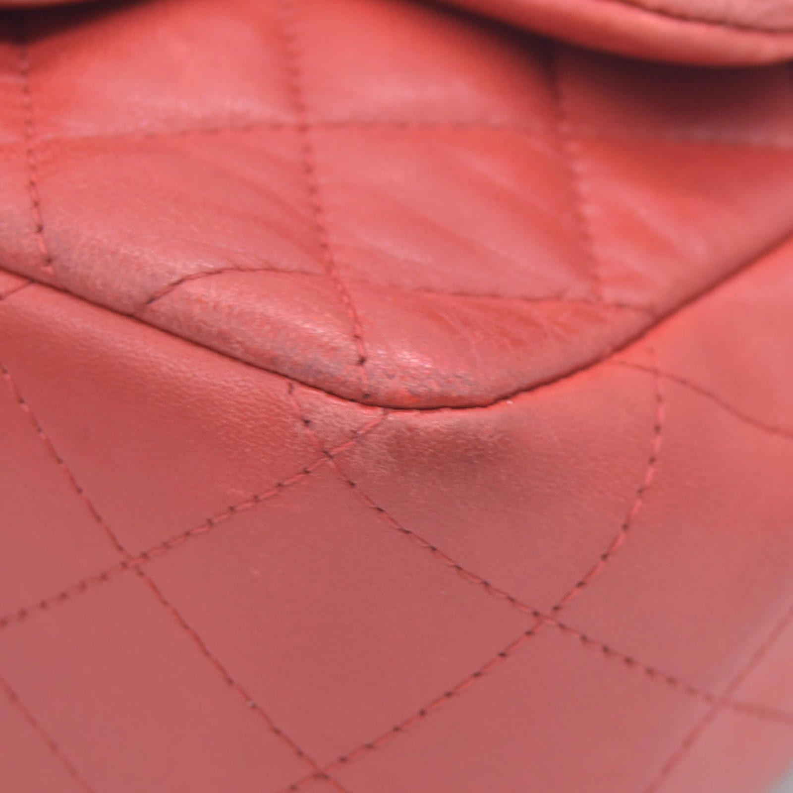 Chanel $5200 Chanel Classic Mini Square Flap Bag Red Size ONE SIZE - 12 Thumbnail