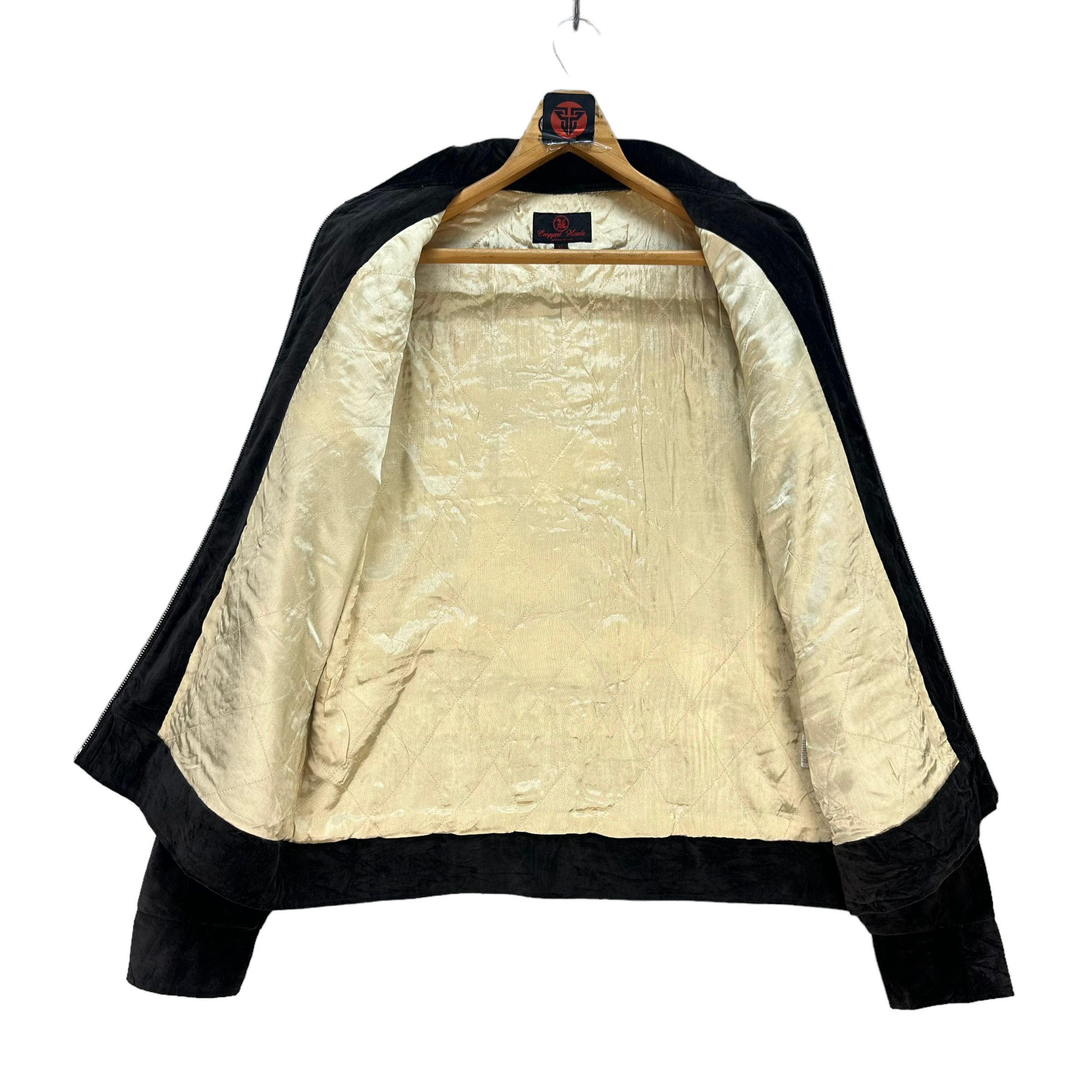 Japanese Brand CRAPPED HEADS EMBROIDERED PANDA VELVET JACKET #7485-148 Size US XL / EU 56 / 4 - 10 Thumbnail