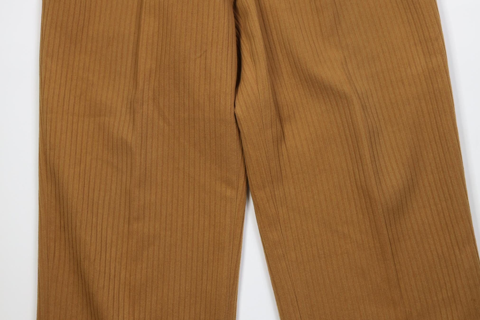 Vintage Vintage 90s Streetwear Wide Leg Corduroy Chino Pants Wheat Size US 36 / EU 52 - 3 Thumbnail