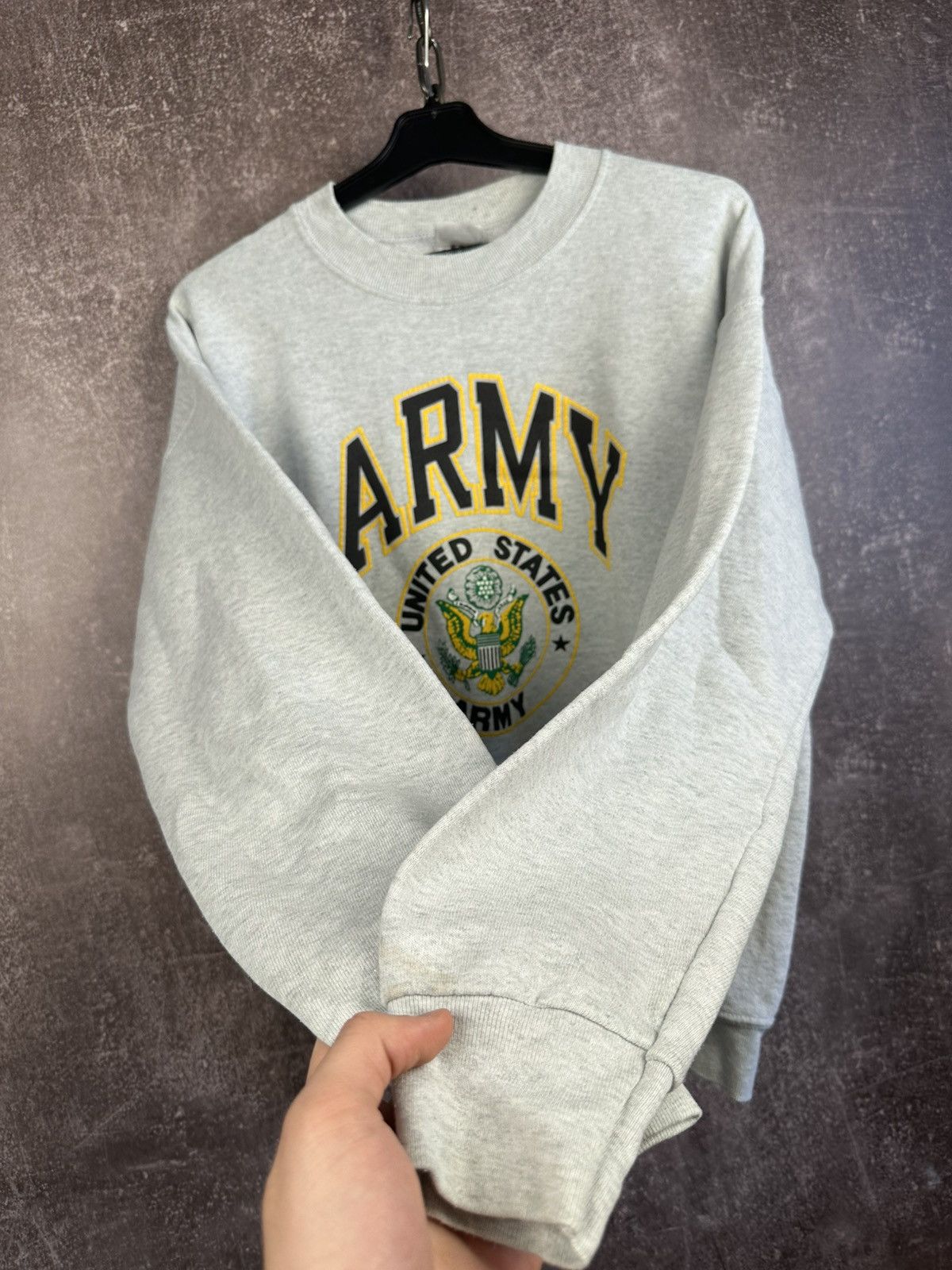 Vintage Vintage US Army United States Crewneck Sweatshirt Grey M Size US M / EU 48-50 / 2 - 4 Thumbnail