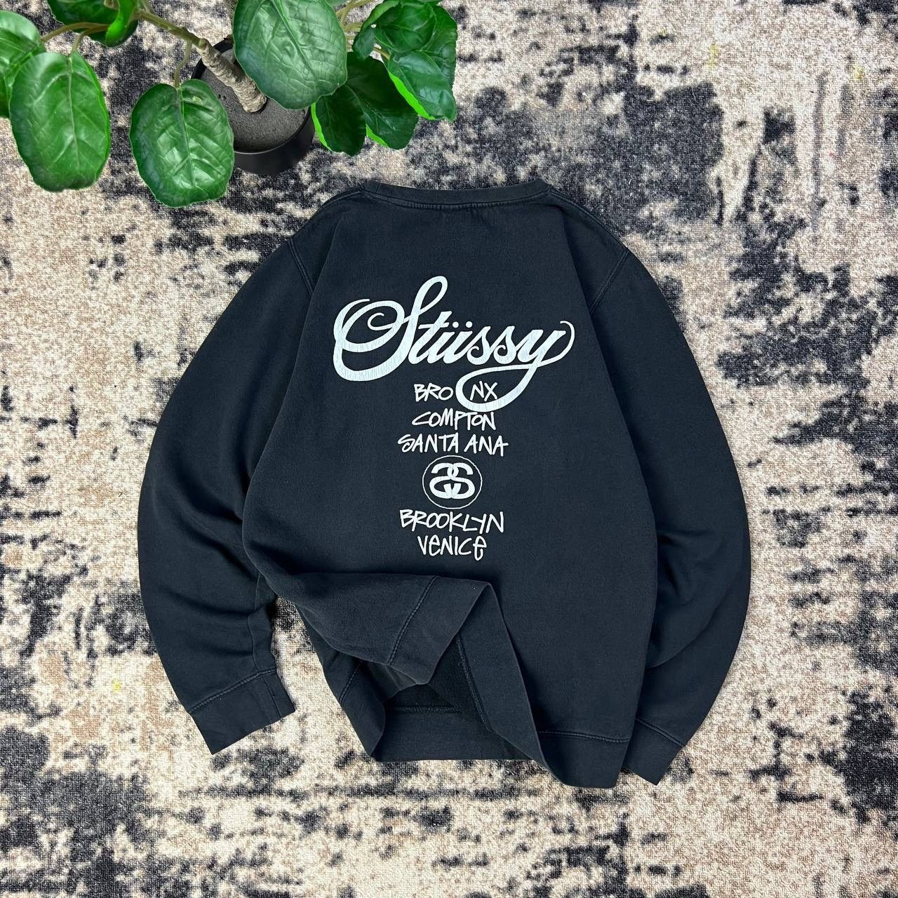 Stussy Stussy Big Logo Vintage Sweatshirt Streetwear Style Size US XL / EU 56 / 4 - 2 Thumbnail