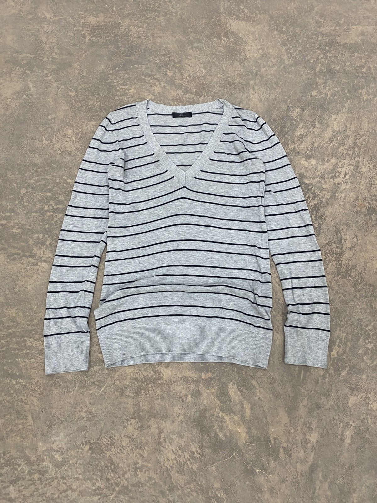 Yohji Yamamoto VINTAGE INED by YOHJI YAMAMOTO STRIPED KNITWEAR JAPAN Size US S / EU 44-46 / 1 - 1 Thumbnail