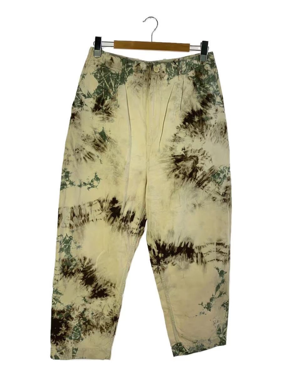 image of Kapital Wide Leg Tie Dye Pants in Beige, Men's (Size 30)