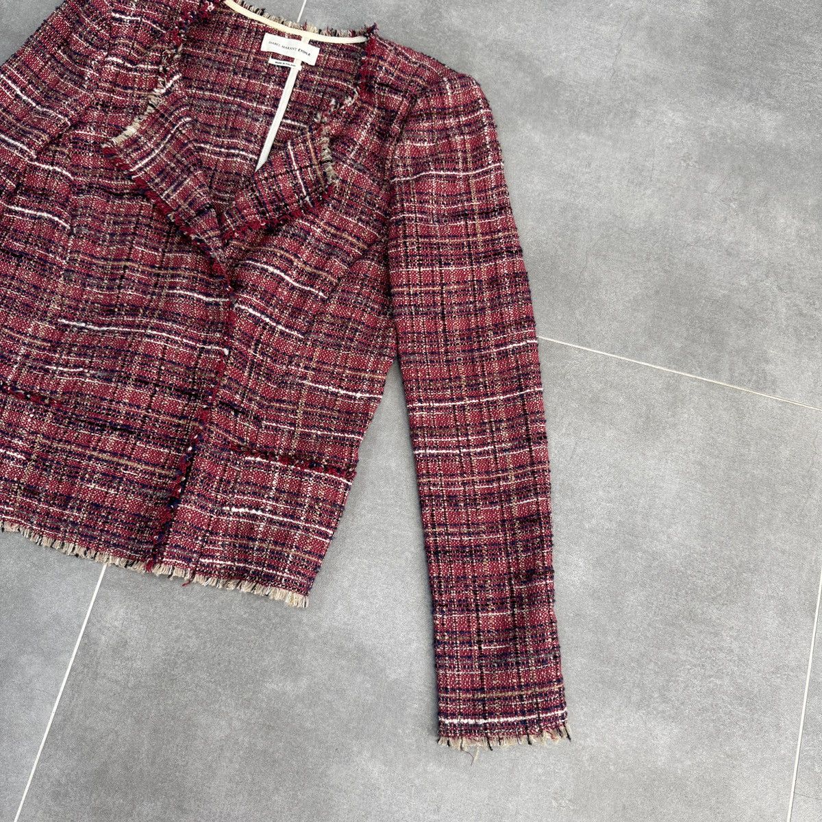 Isabel Marant Etoile Isabel Marant Etolie Tweed Boucle Women Blazer Jacket Size S / US 4 / IT 40 - 5 Thumbnail